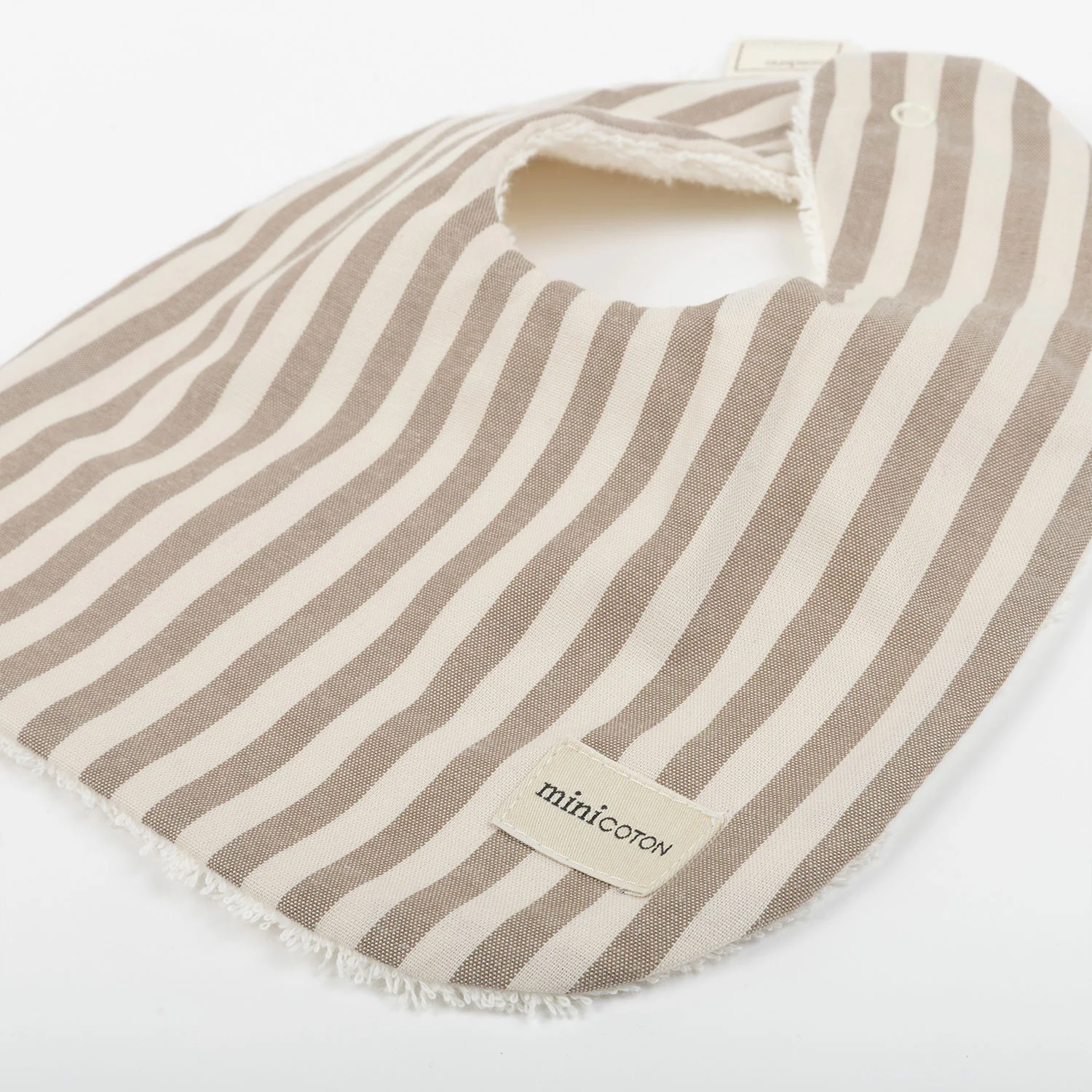 Babero Beige Stripes - Image 2