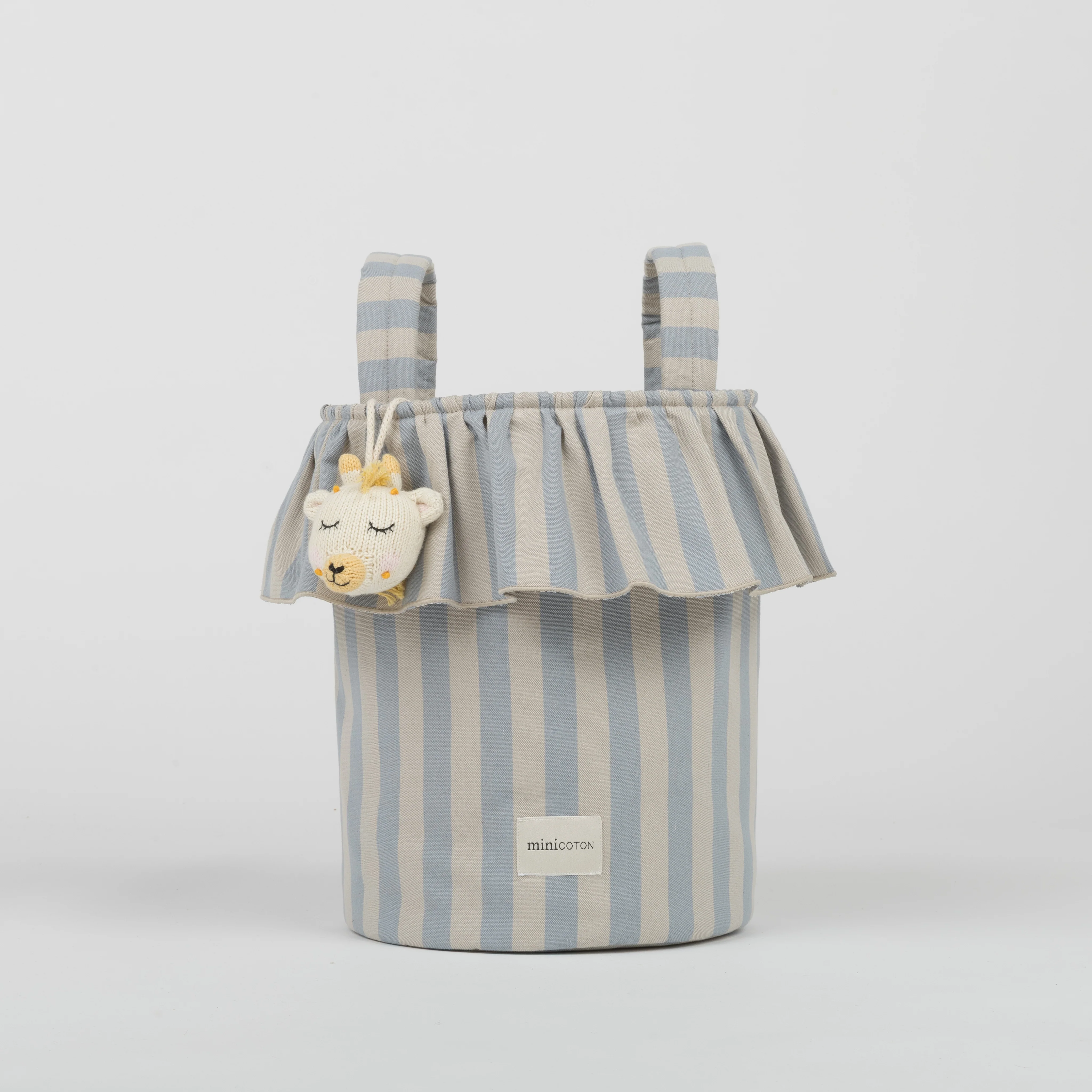 Basket Rayas - Blue + Sand - Image 3