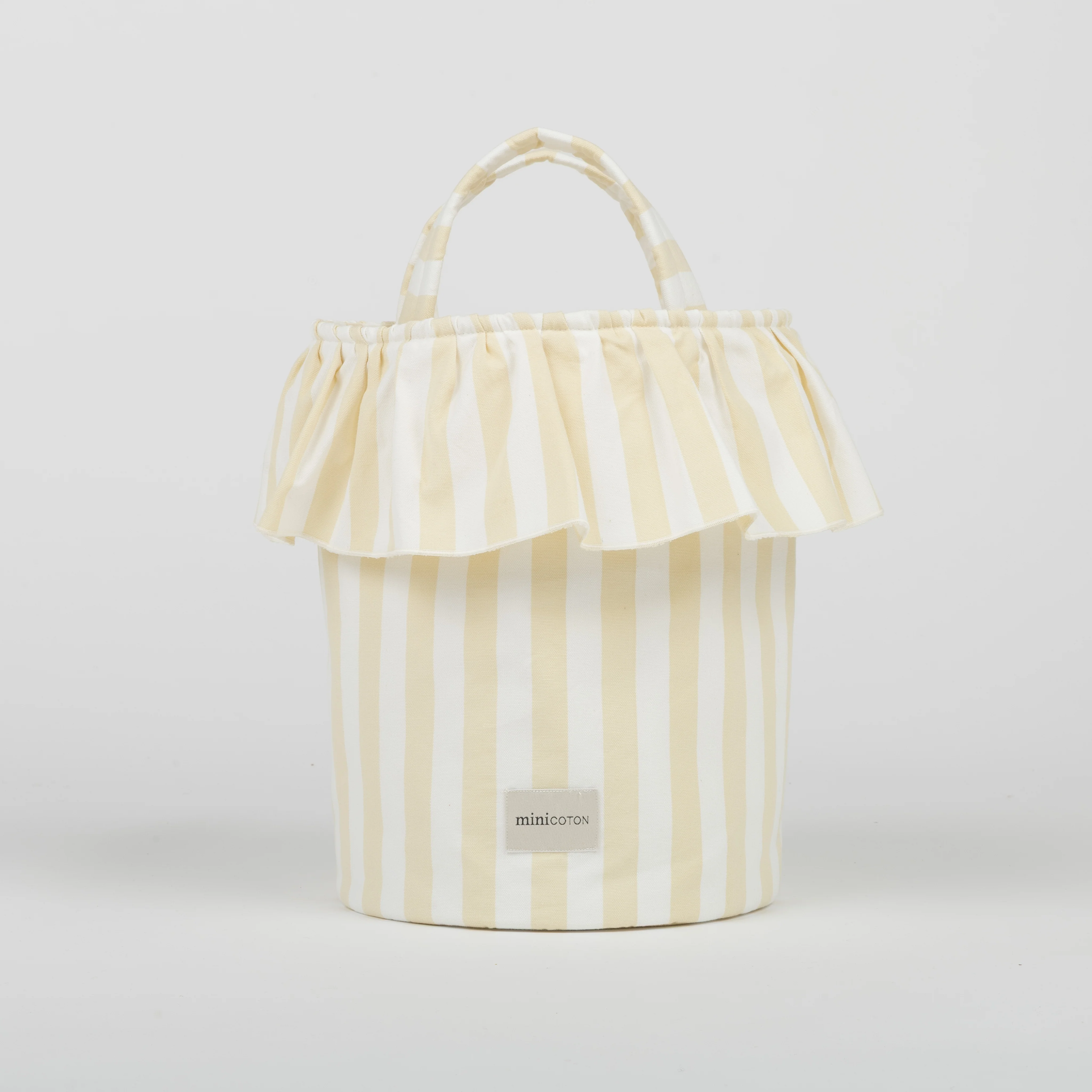 Basket Rayas - Butter + White - Image 2