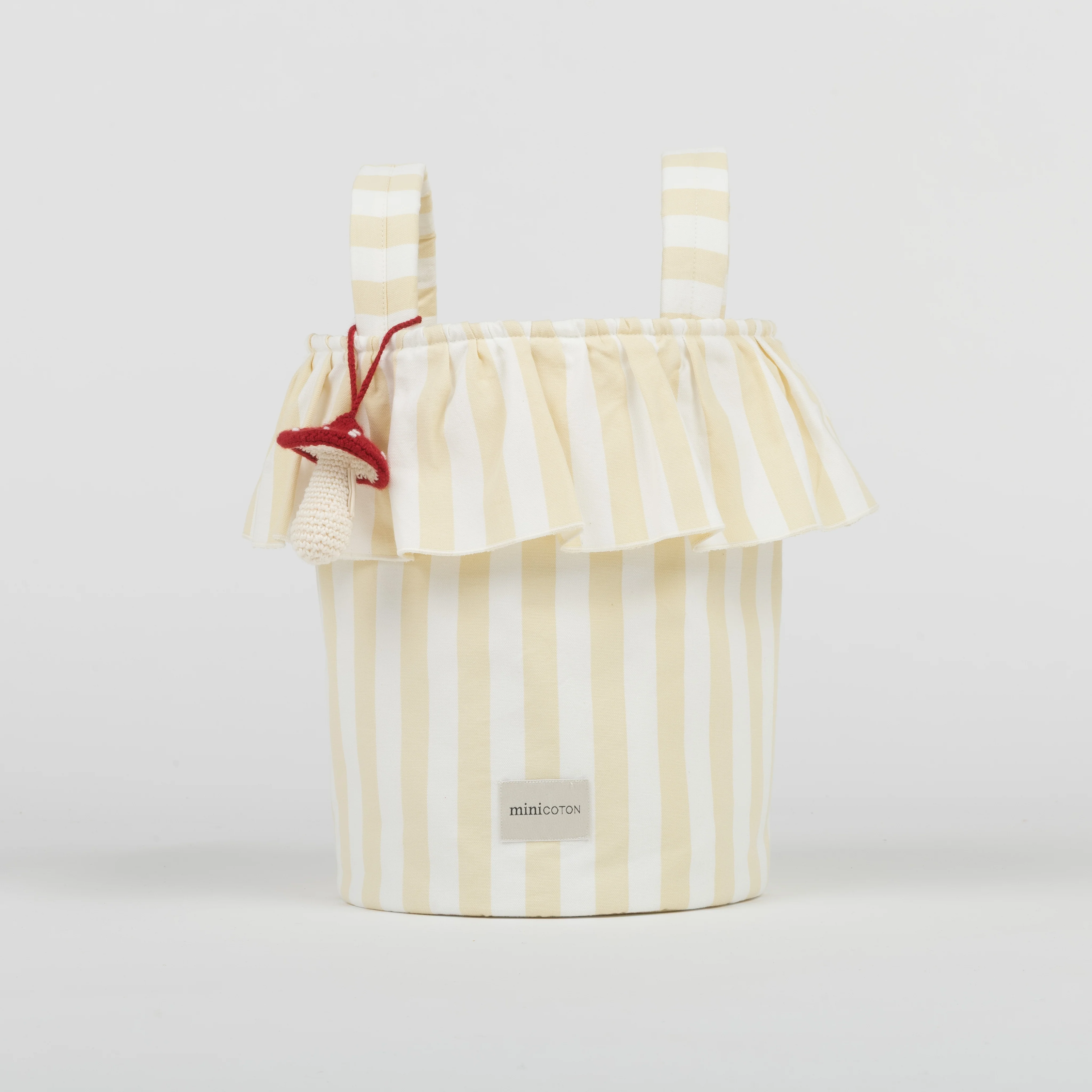 Basket Rayas - Butter + White - Image 3