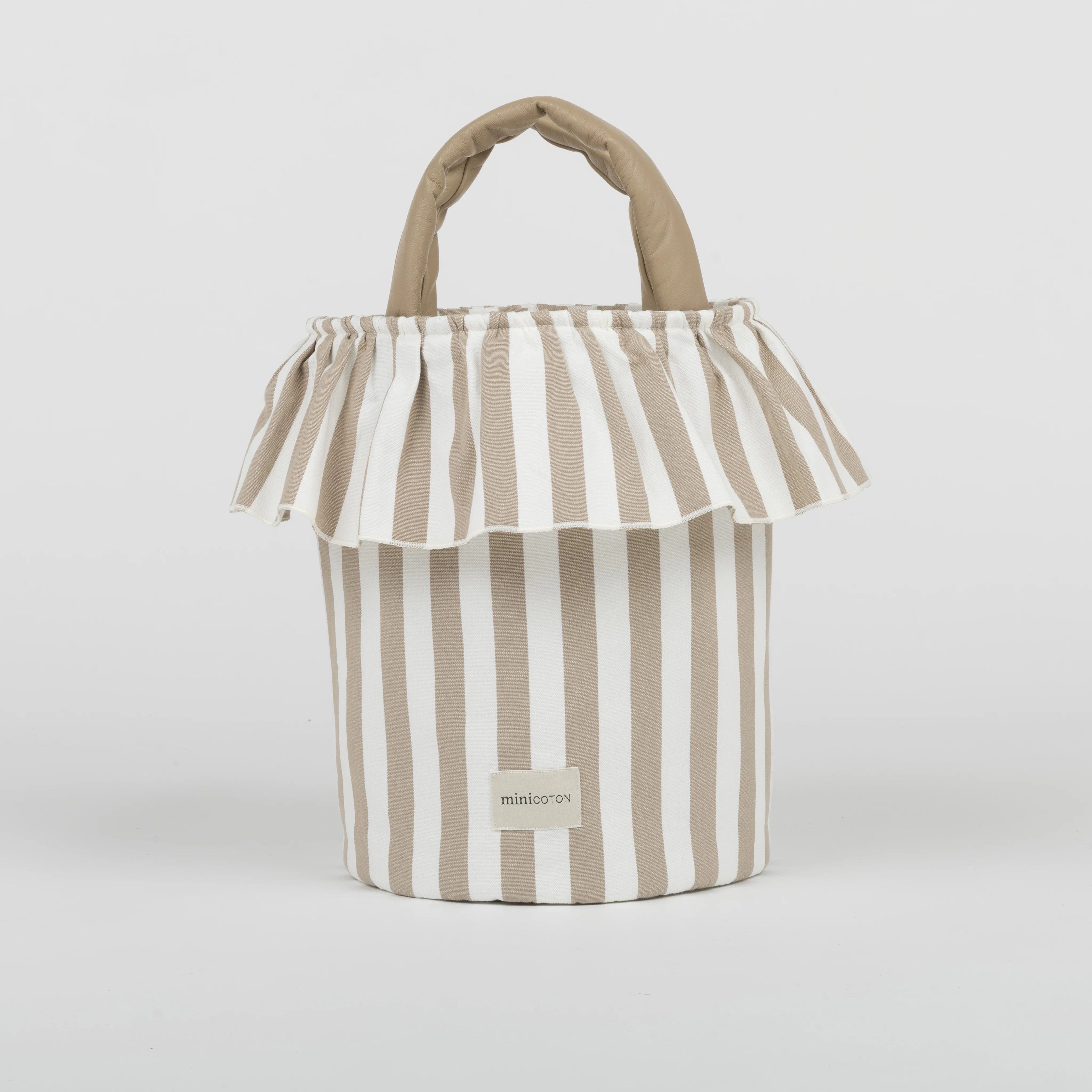 Basket Rayas - Oak + White - Image 5