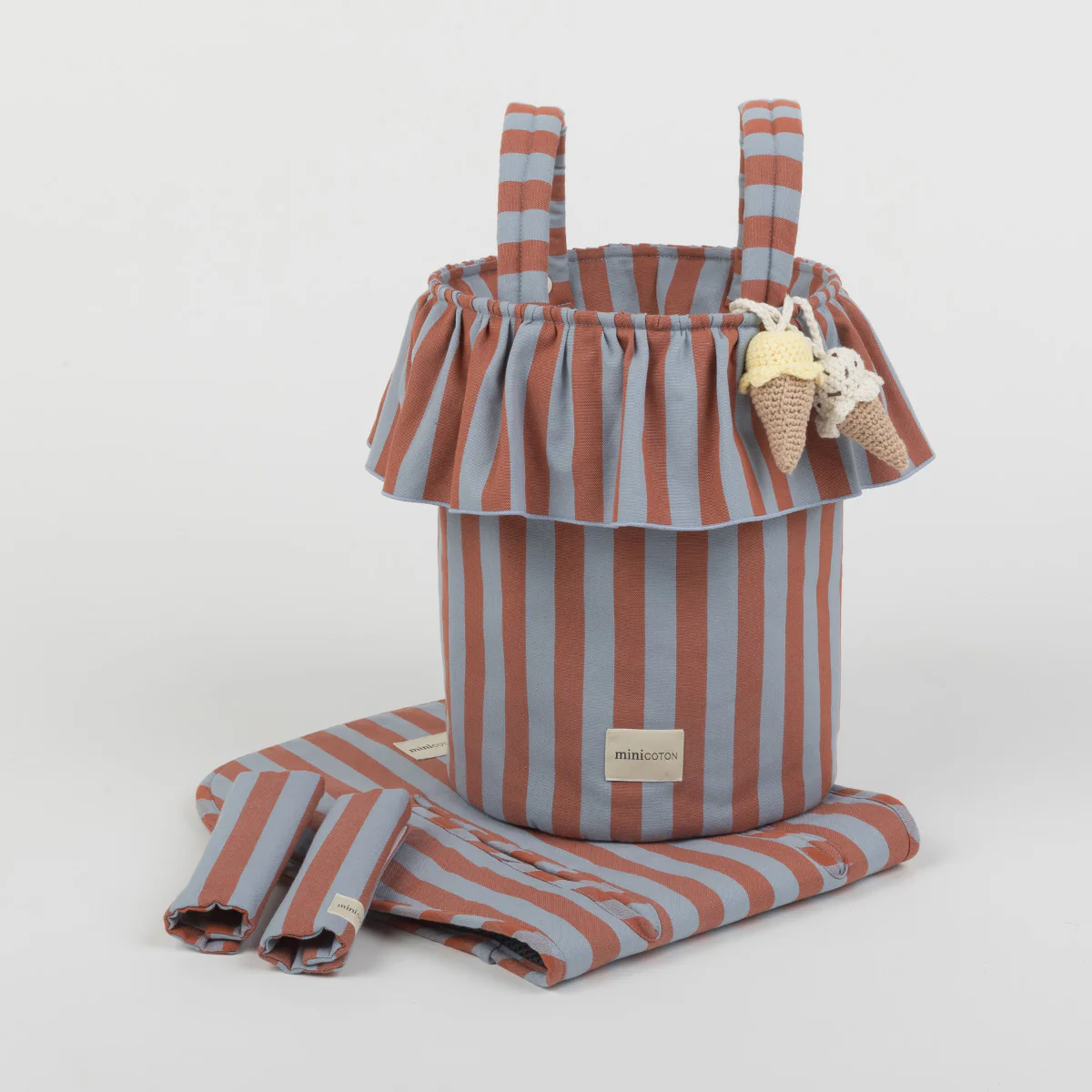 Basket Rayas - Red + Blue - Image 7