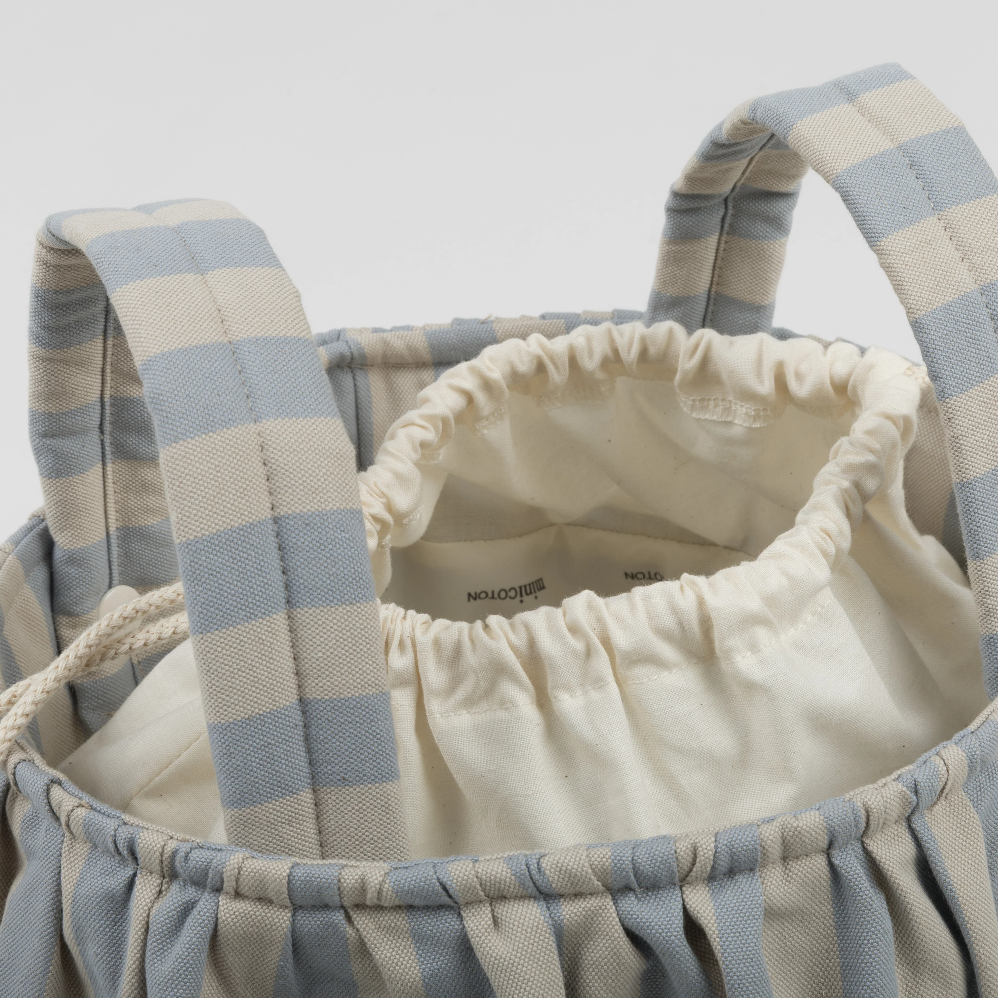 Basket Vichy - Blue + Sand - Image 6