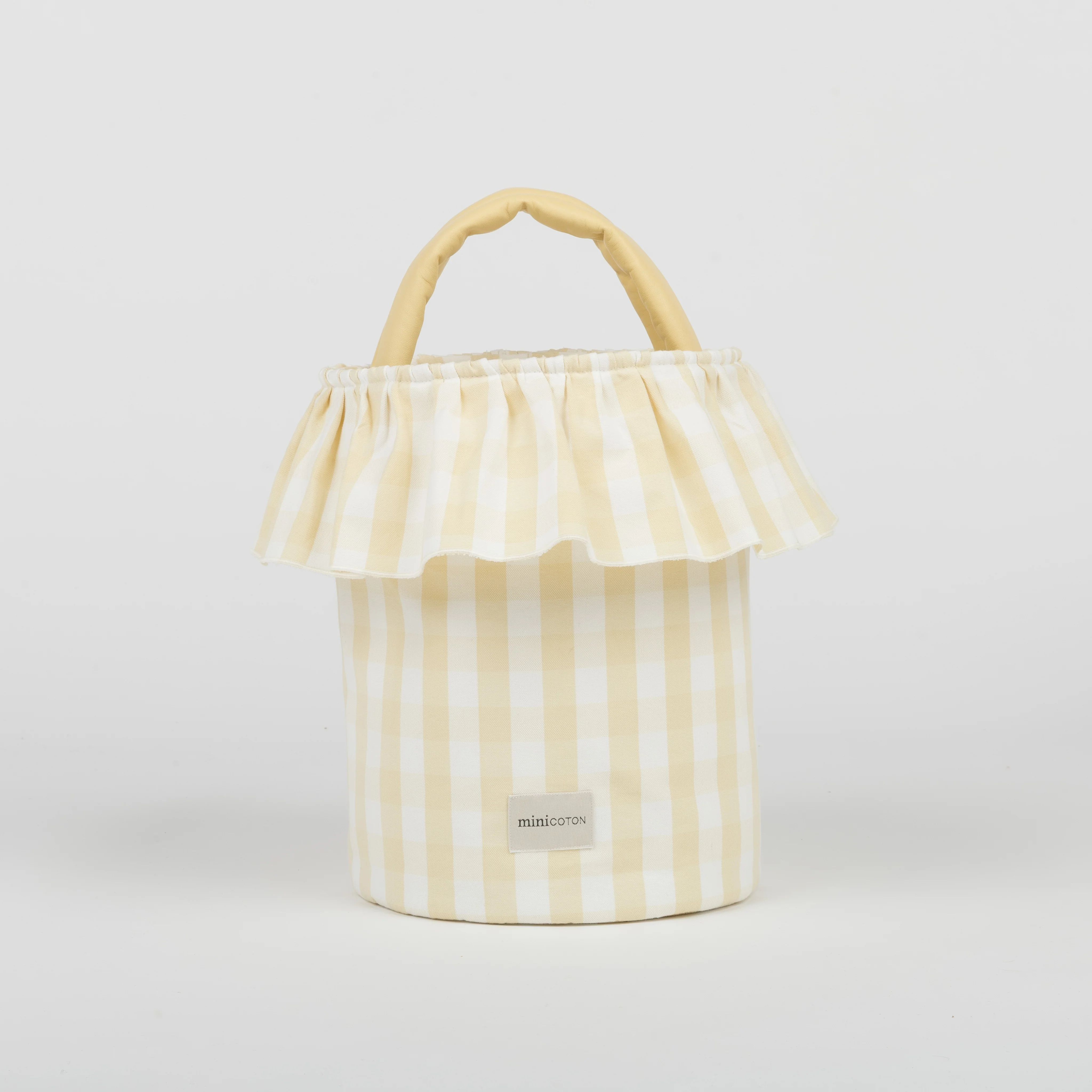 Basket Vichy - Butter + White - Image 5