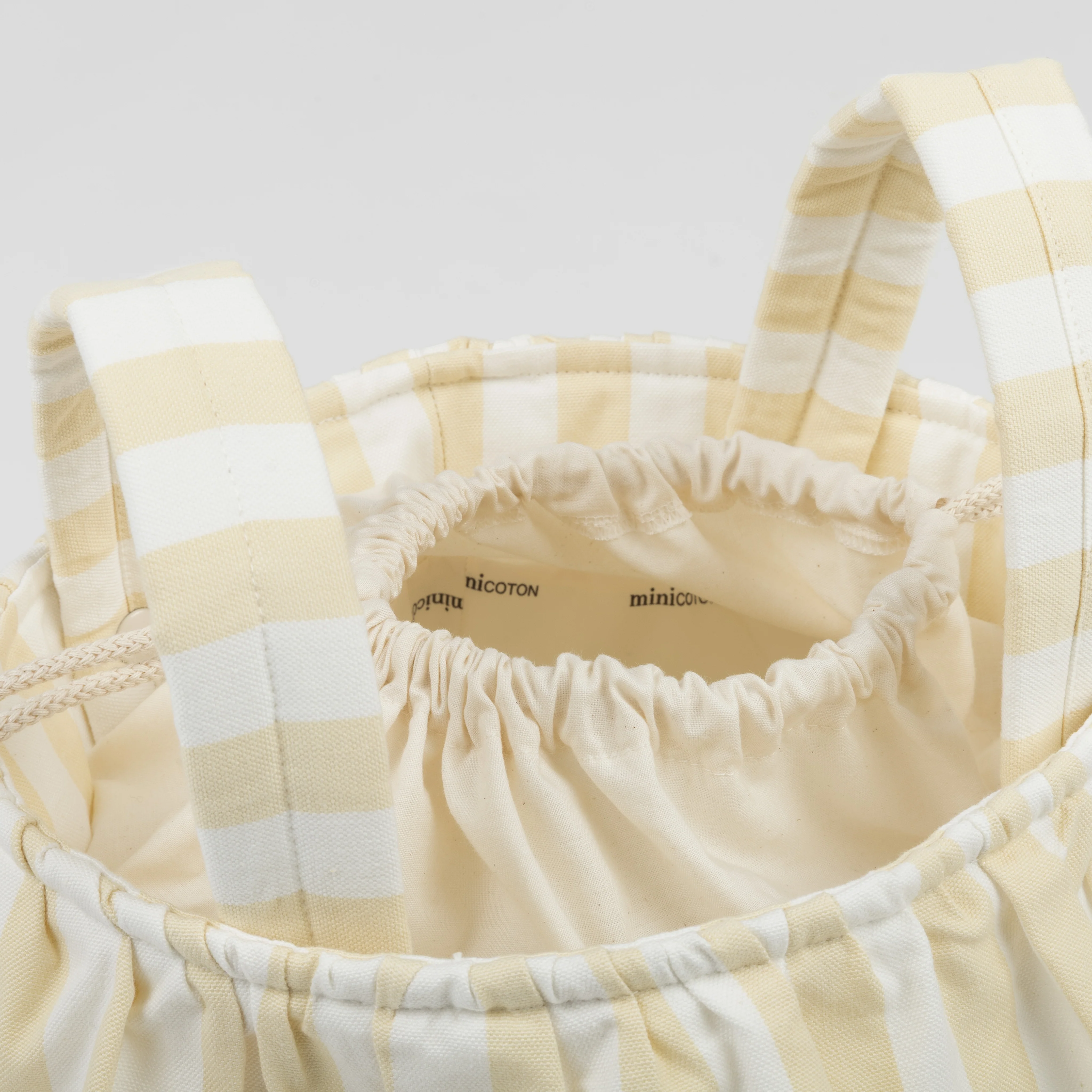 Basket Vichy - Butter + White - Image 6