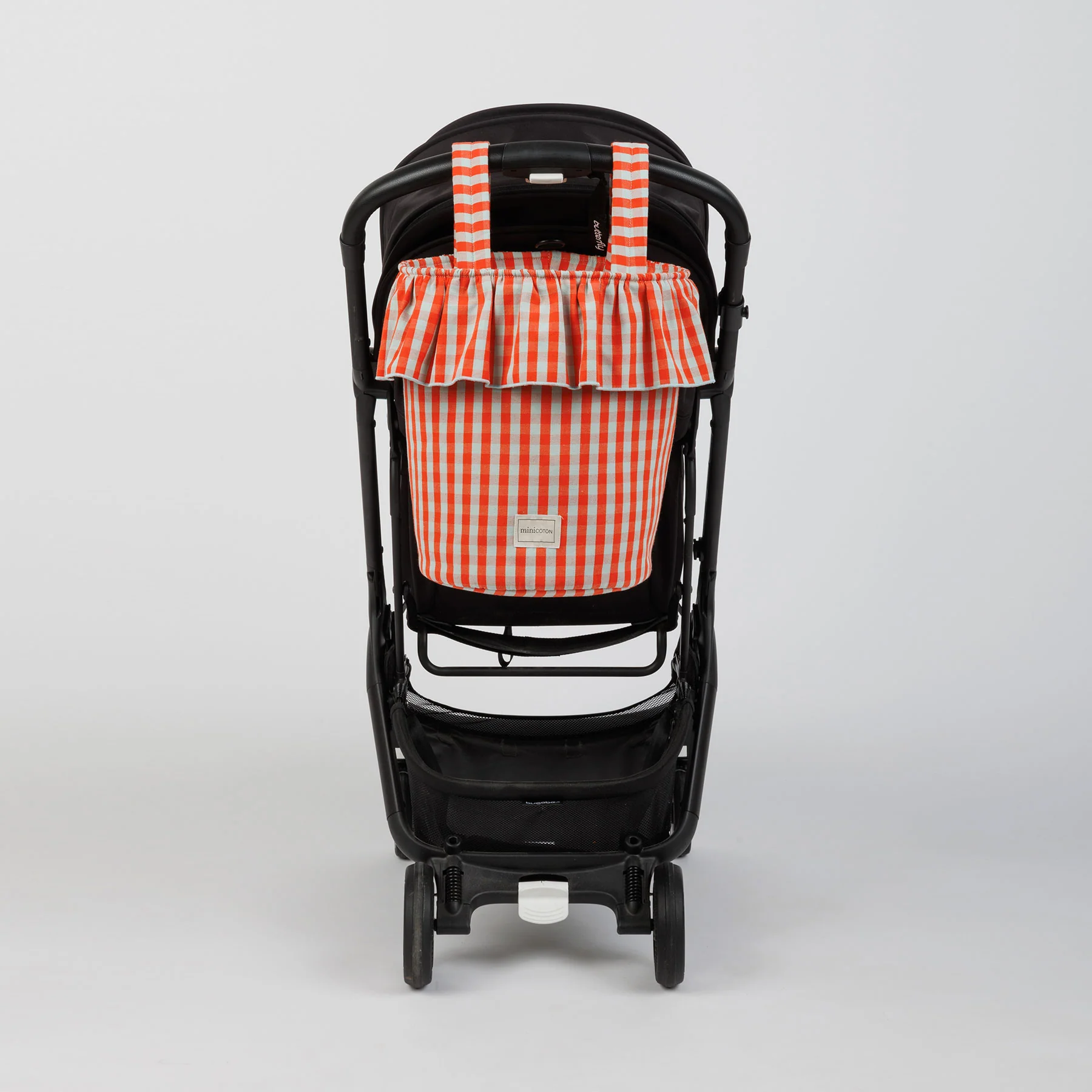 Basket Vichy - Coral + Aqua - Image 2
