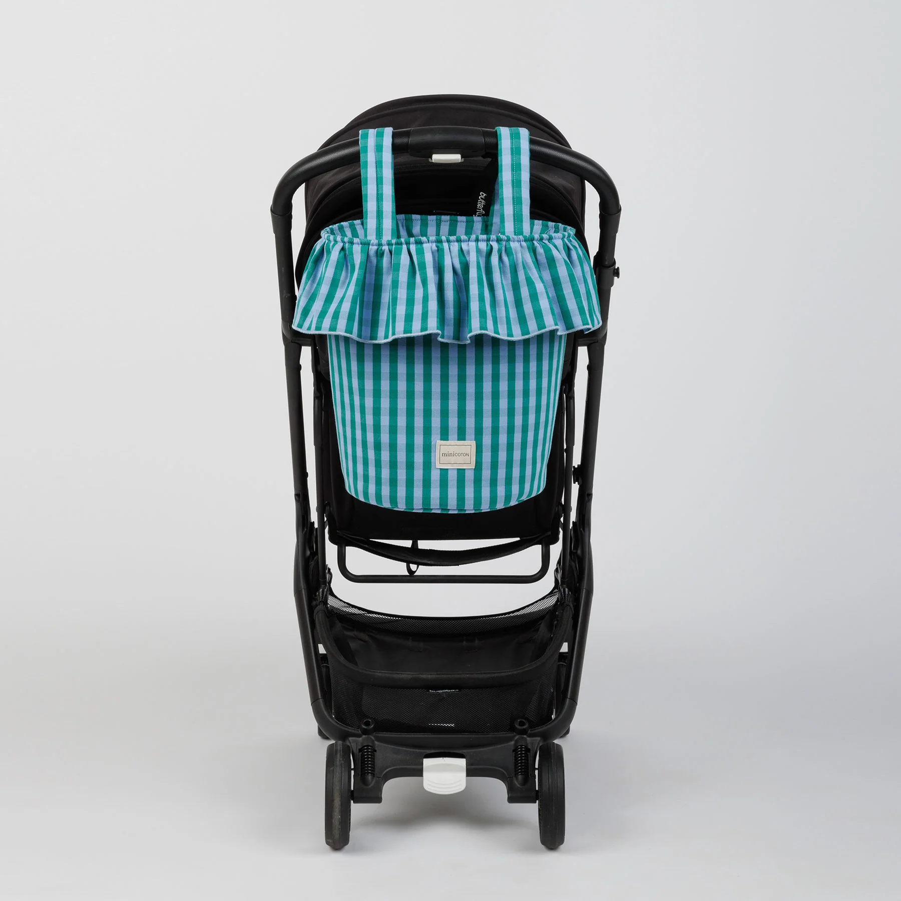 Basket Vichy - Green + Sky Blue - PRE ORDER - Image 4