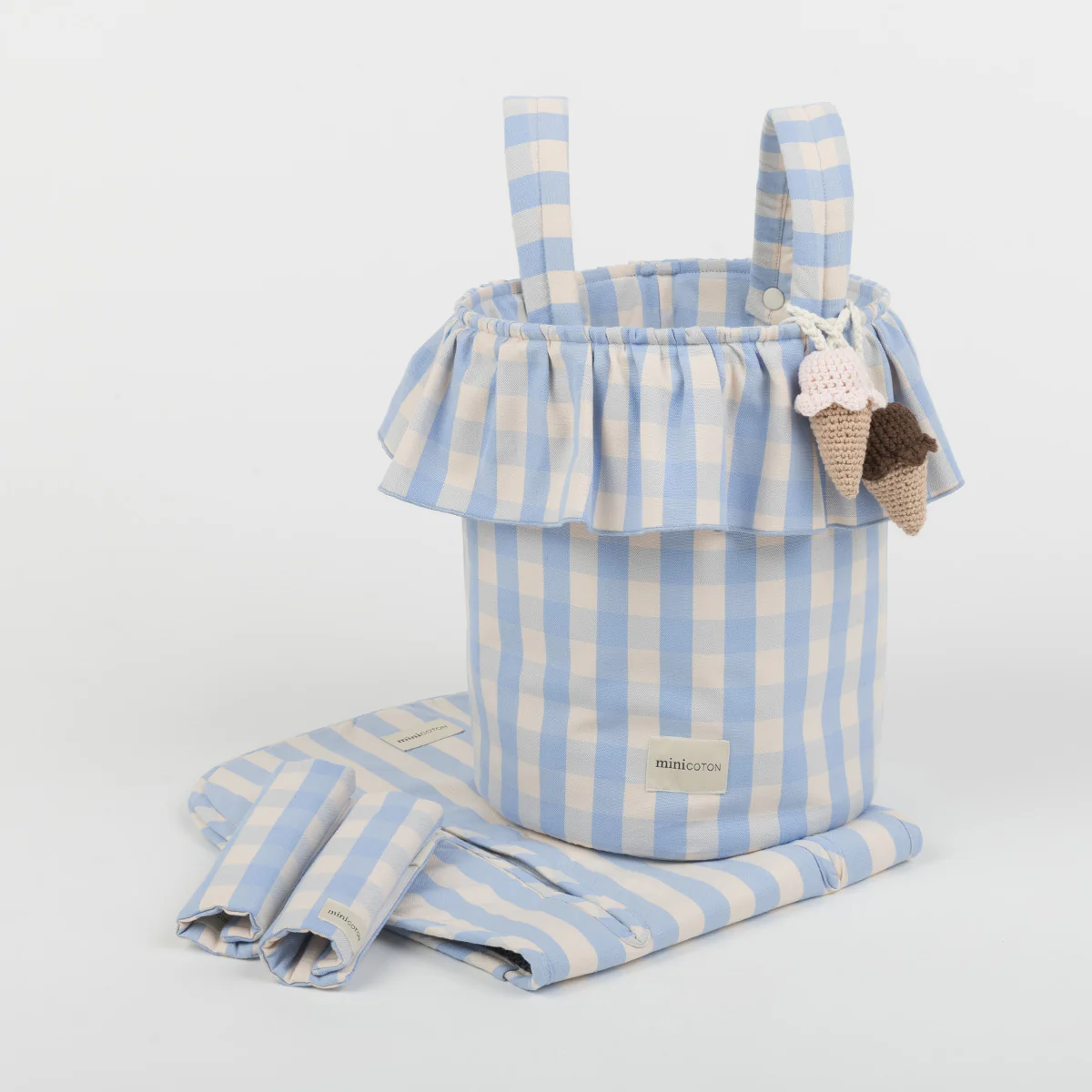 Basket Vichy - Ice + Powder - Image 6