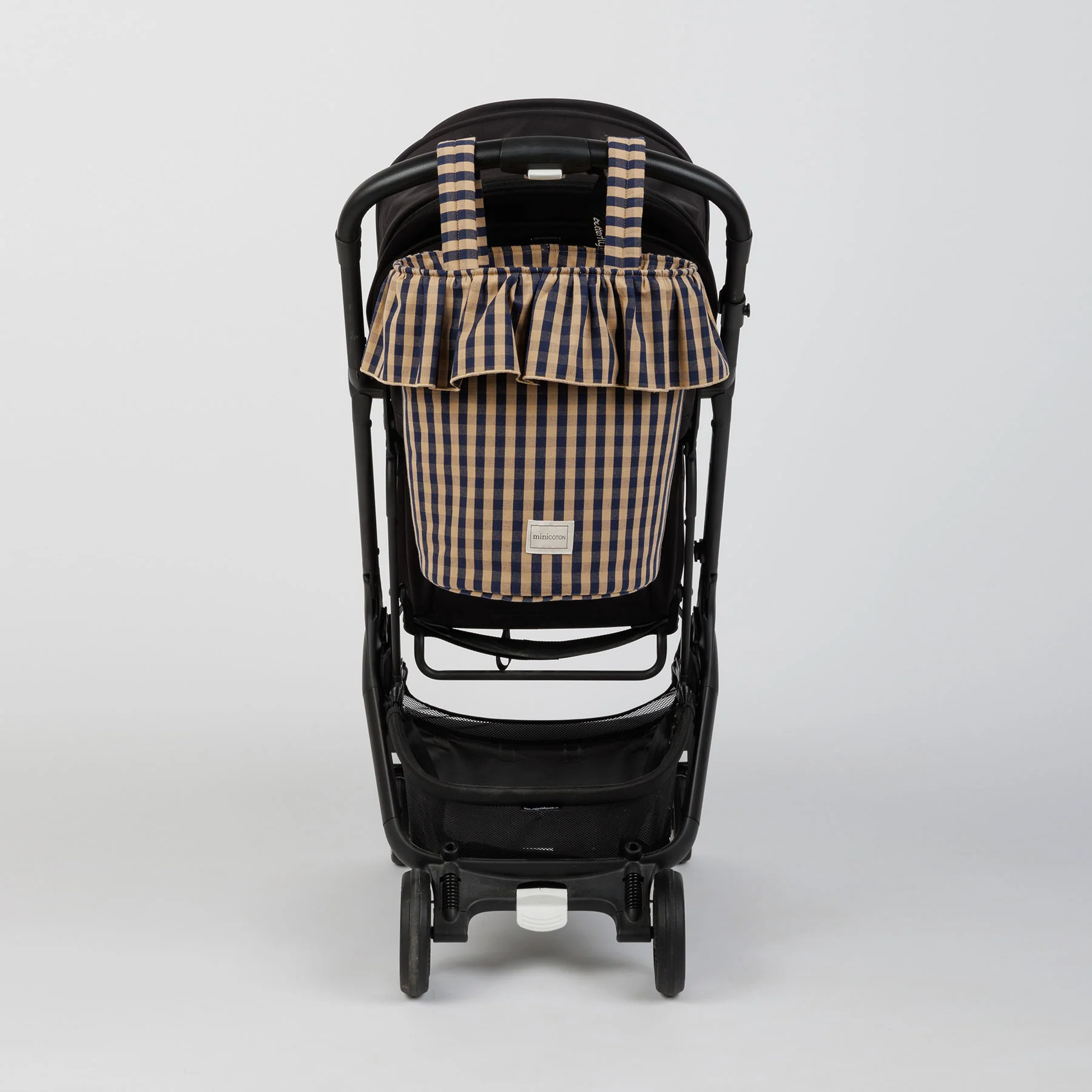 Basket Vichy - Navy + Caramel - PRE ORDER - Image 2