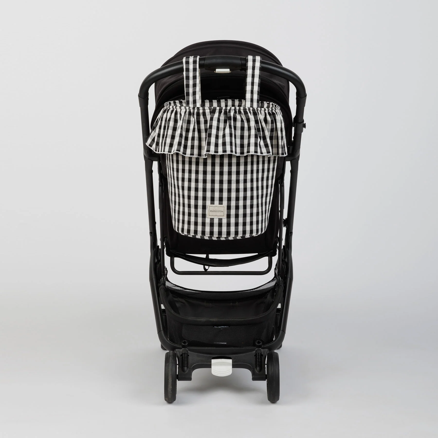 Basket Vichy - Black + White - Image 4