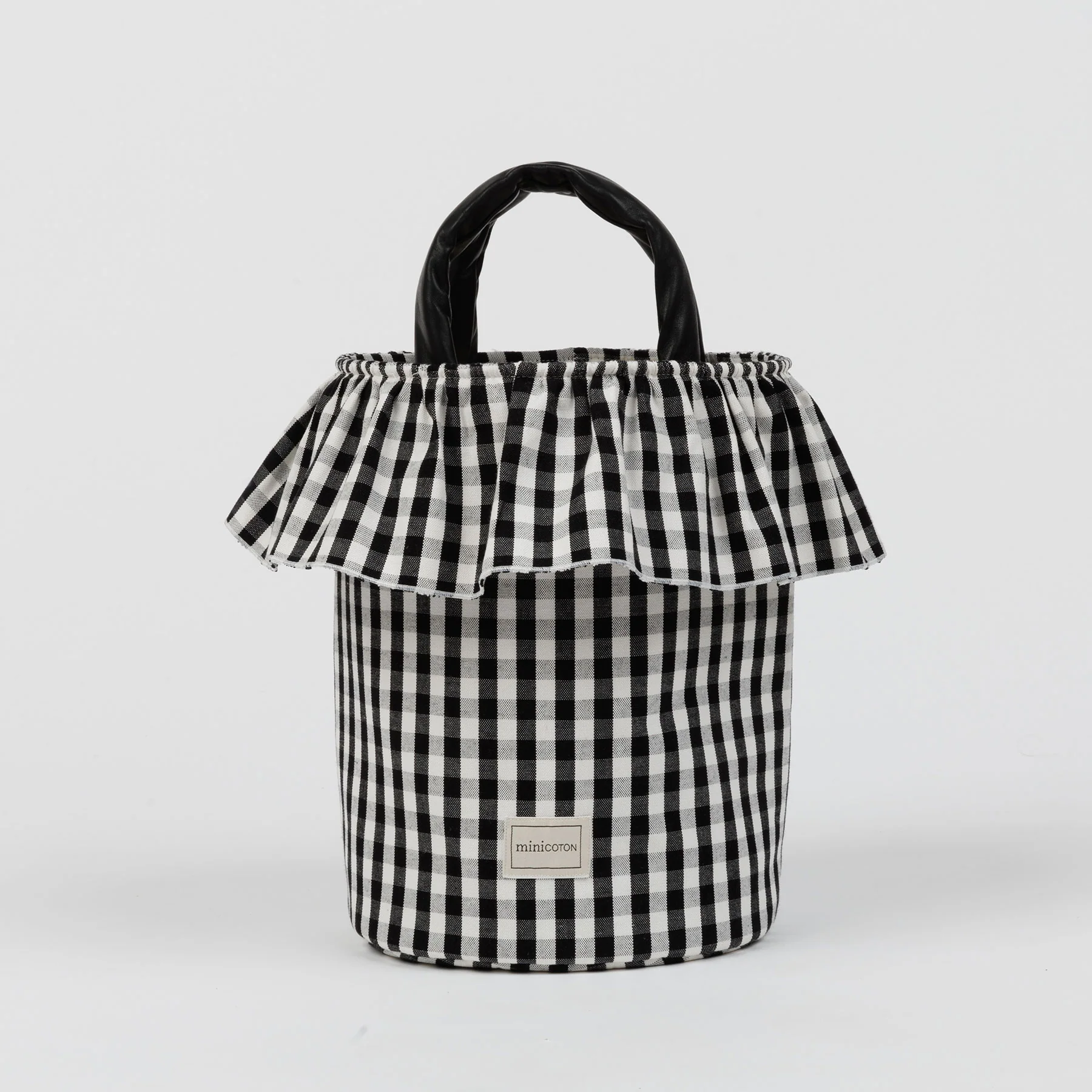 Basket Vichy - Black + White - Image 7