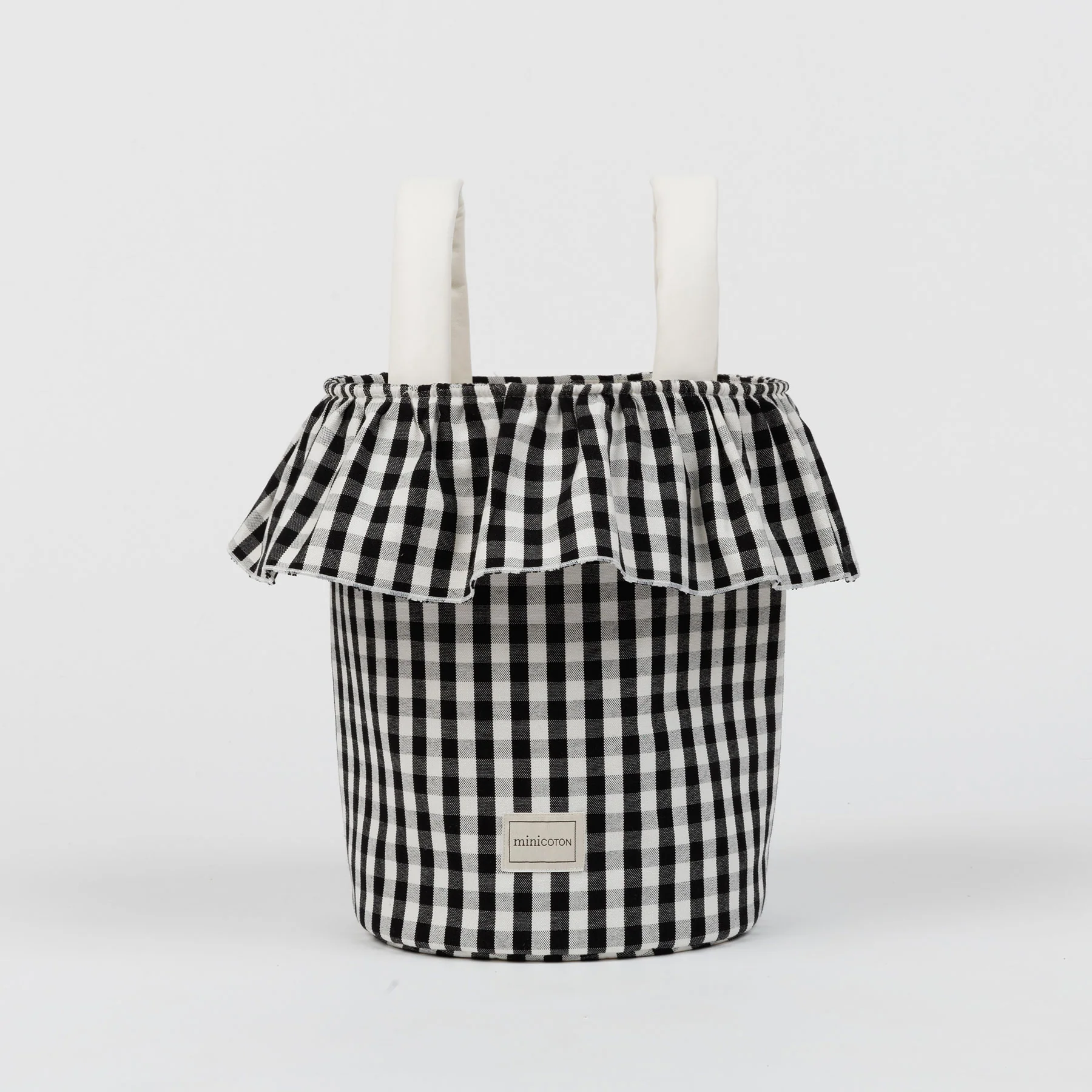 Basket Vichy - Black + White - Image 8