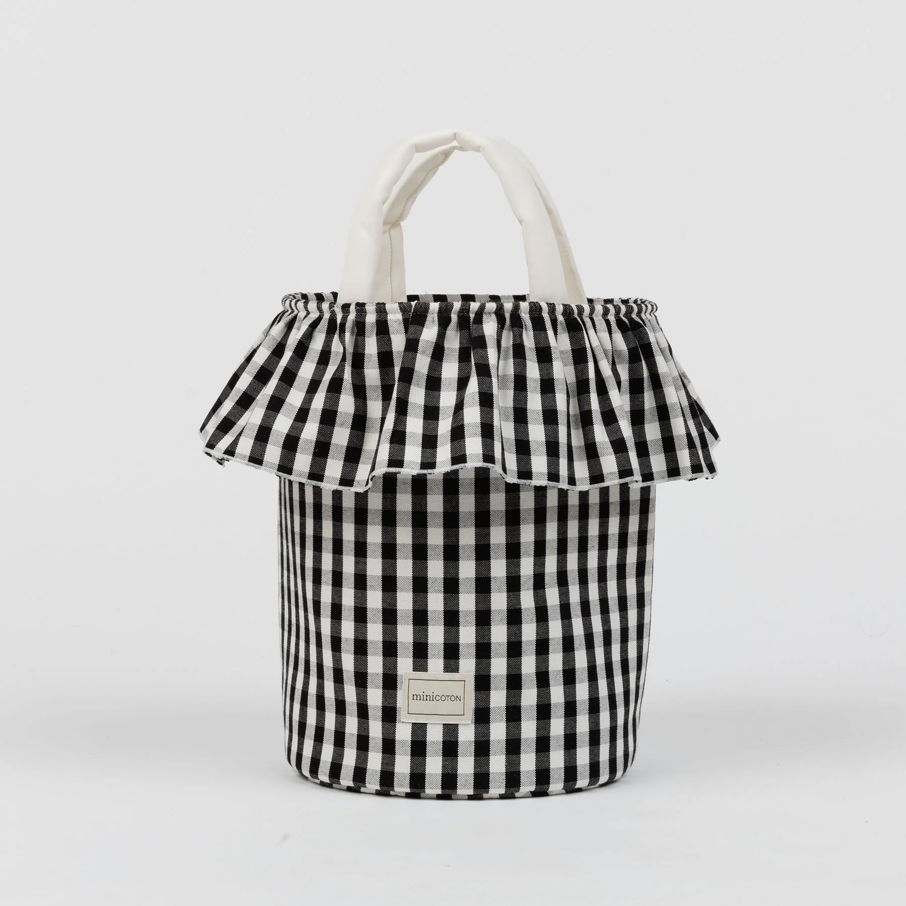 Basket Vichy - Black + White - Image 9