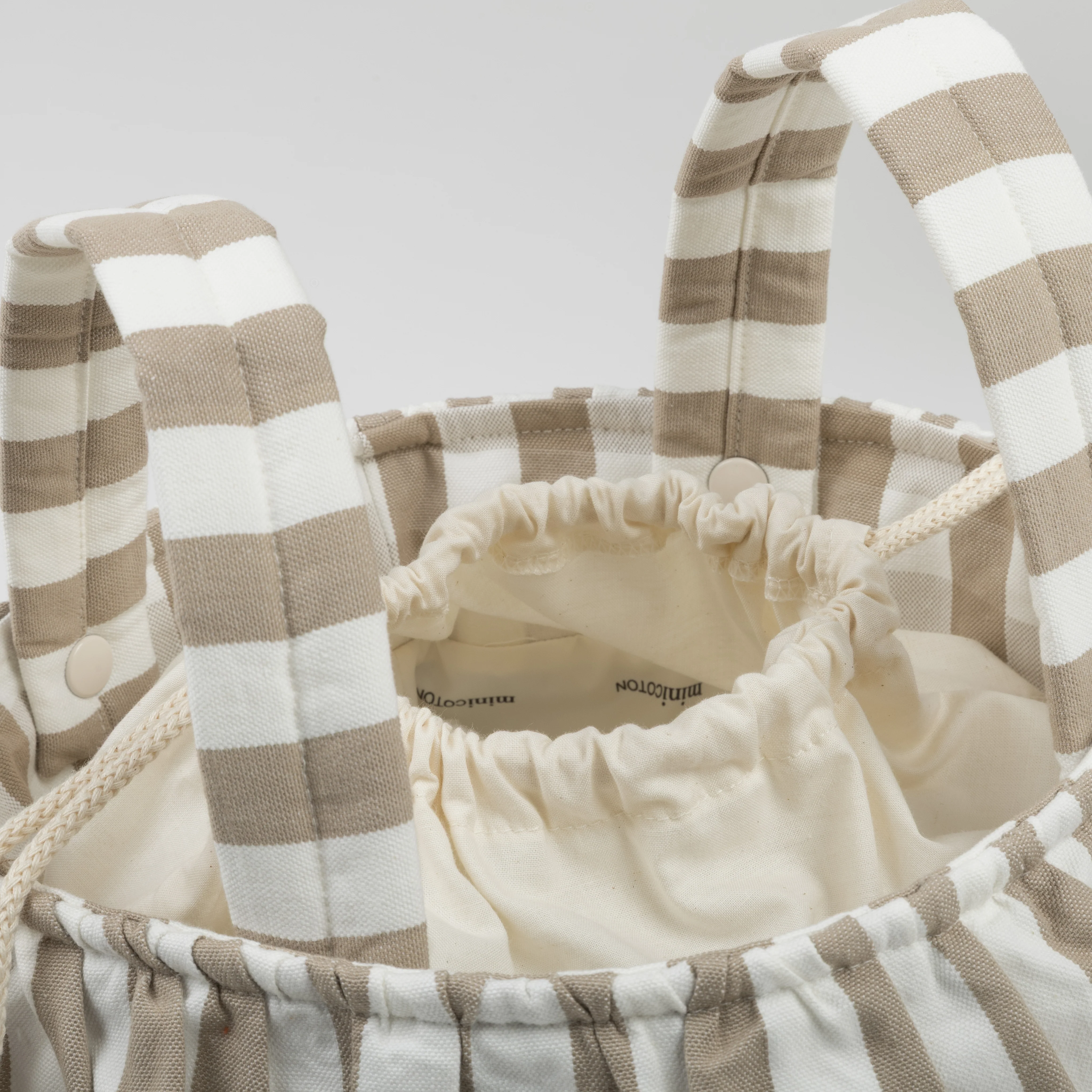 Basket Vichy - Oak + White - Image 6
