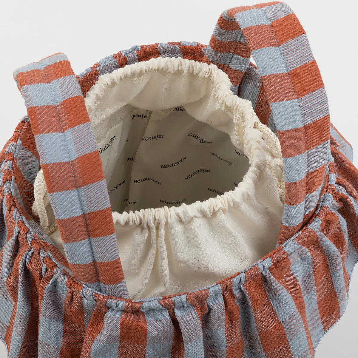 Basket Vichy - Red + Blue - Image 3