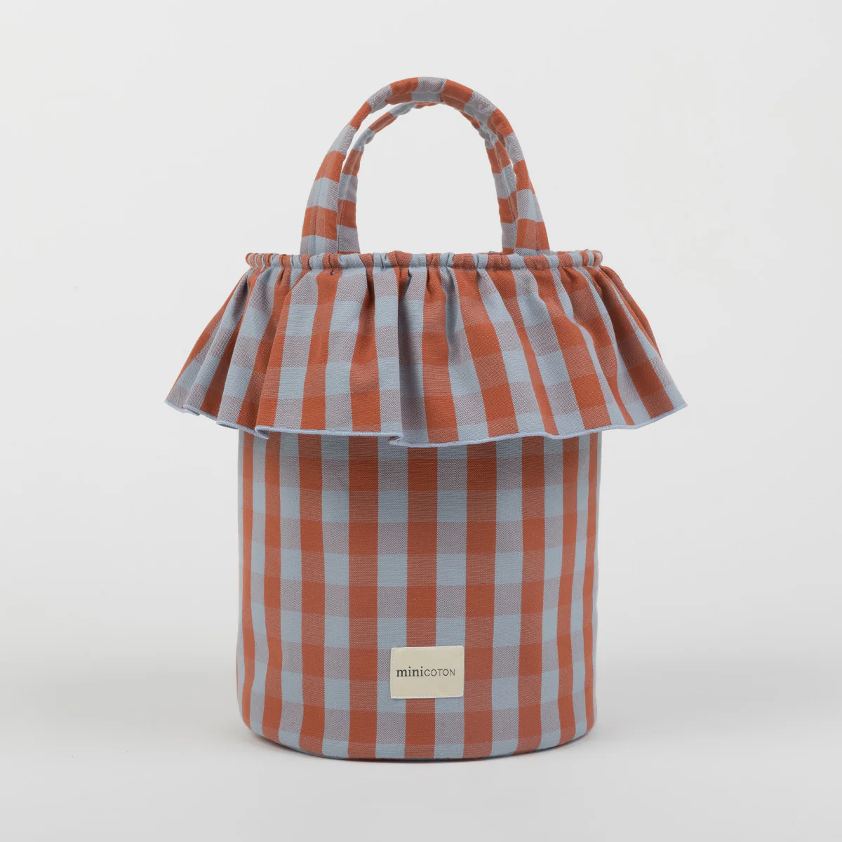Basket Vichy - Red + Blue - Image 4