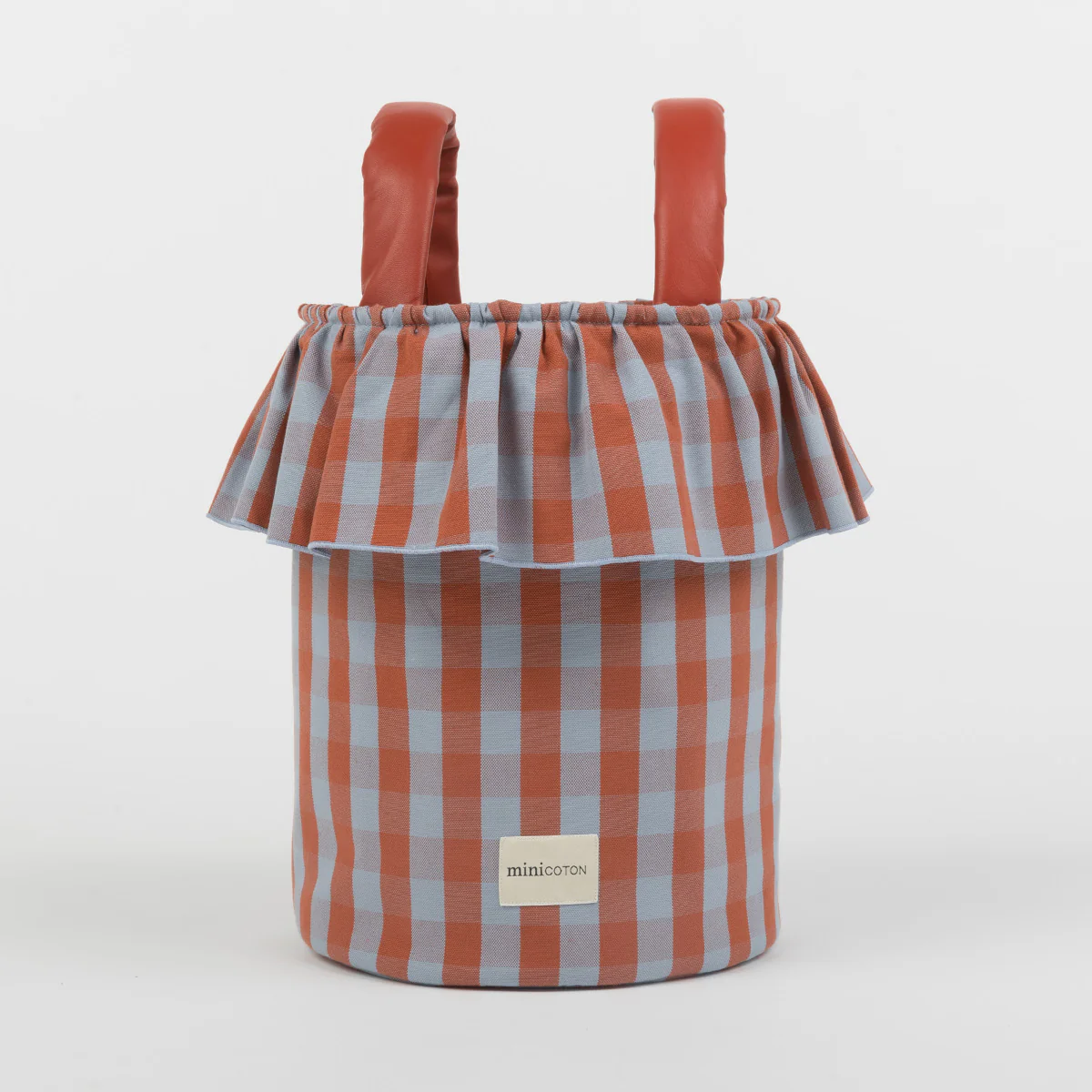 Basket Vichy - Red + Blue - Image 6
