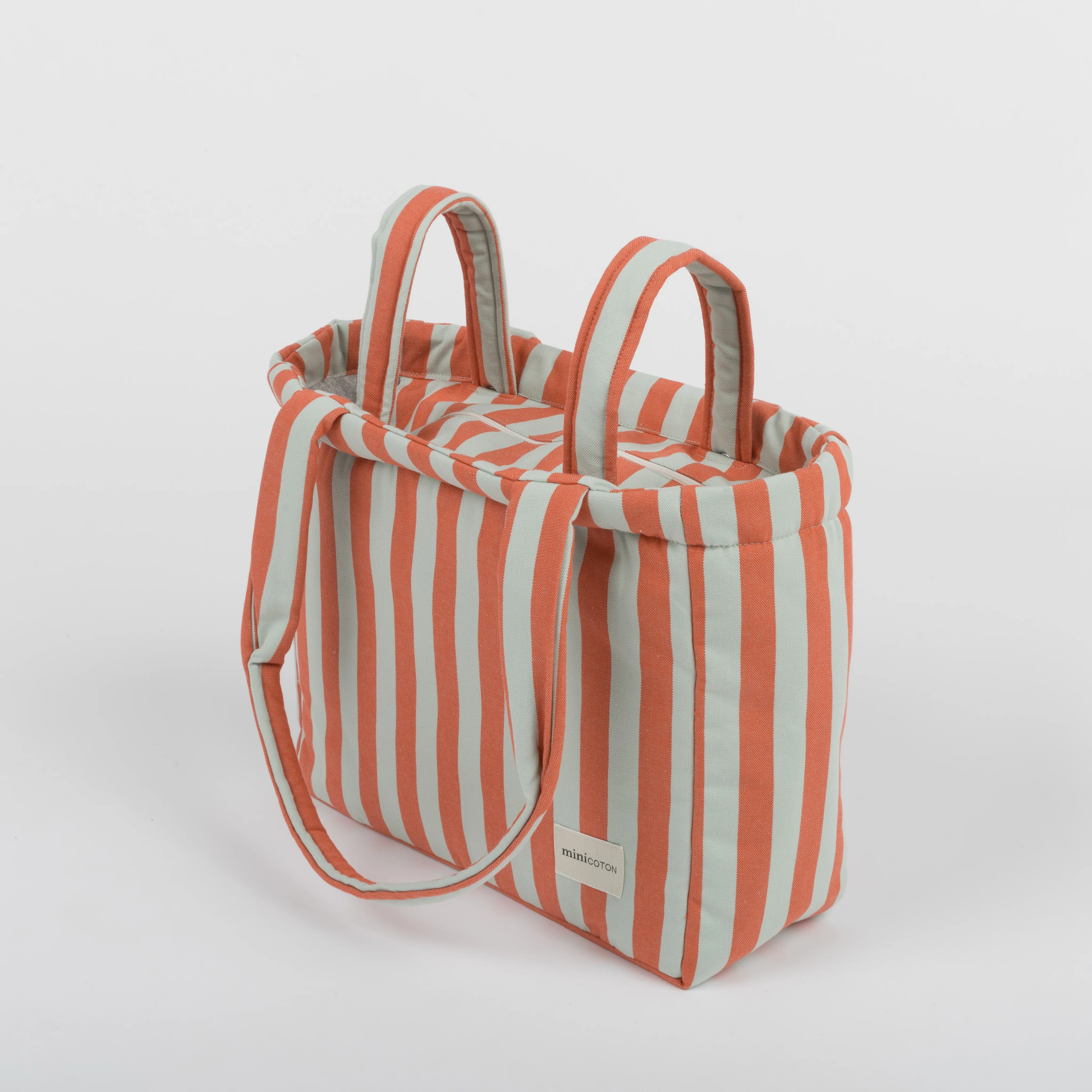 Bolsa Handle Coral + Aqua - Image 2