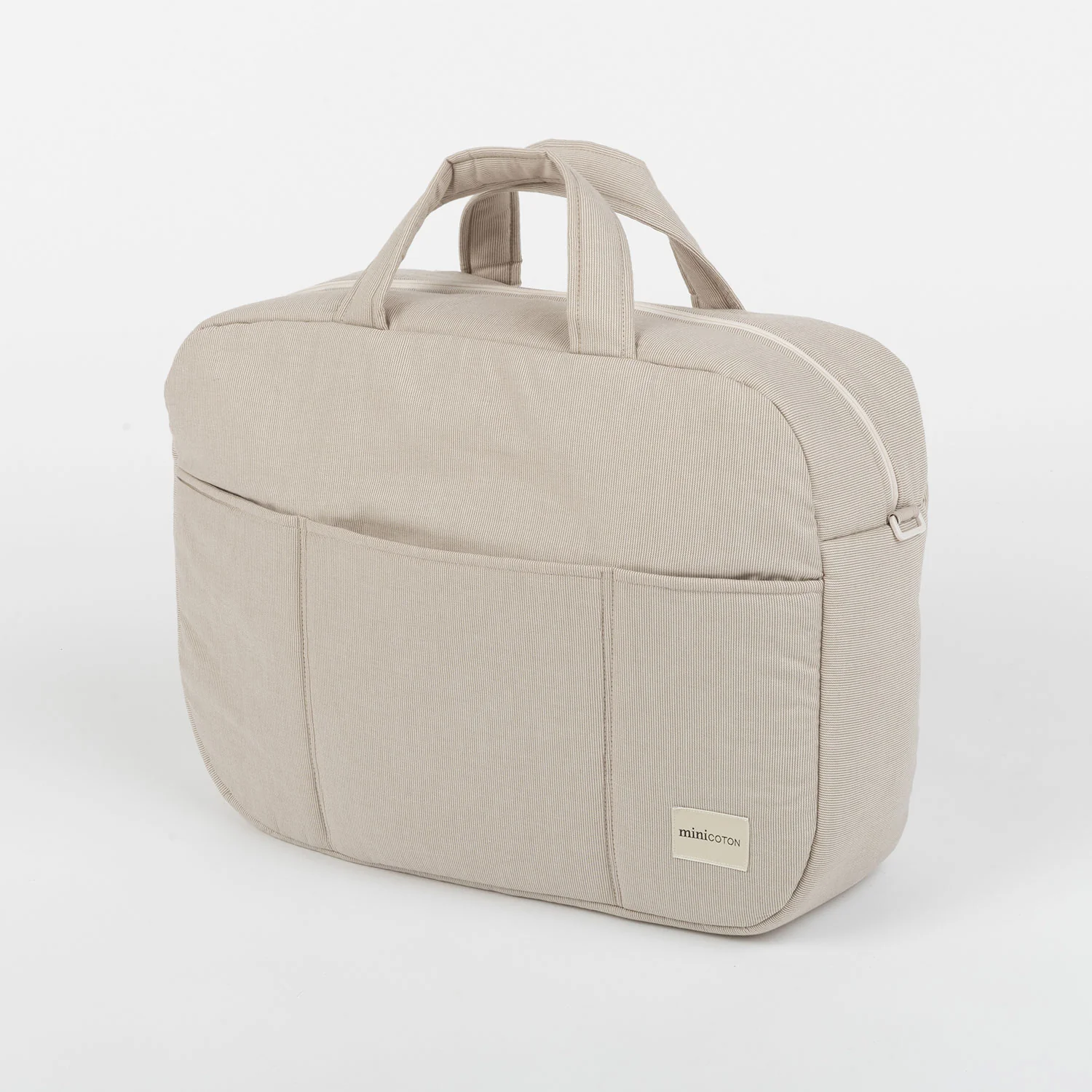 Bolsa Maternidad Beige Stripes - Image 4