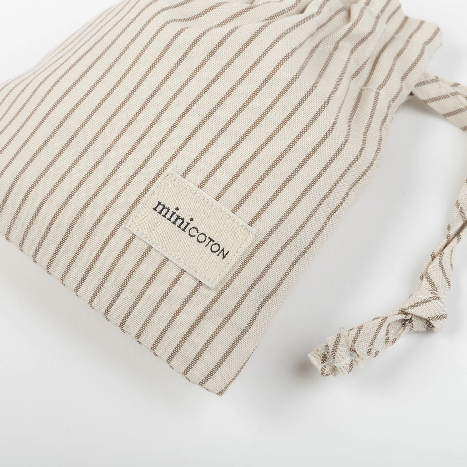 Bolsita Chupete Beige Stripes - Image 2