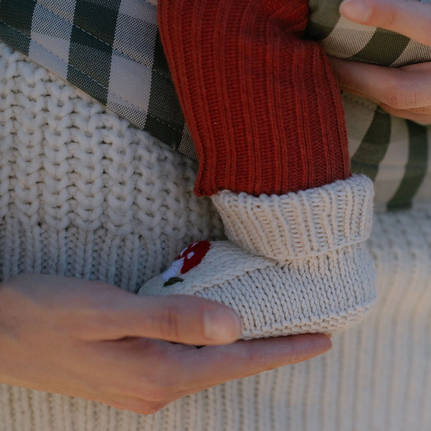 Booties Crochet Mushroom - Image 2