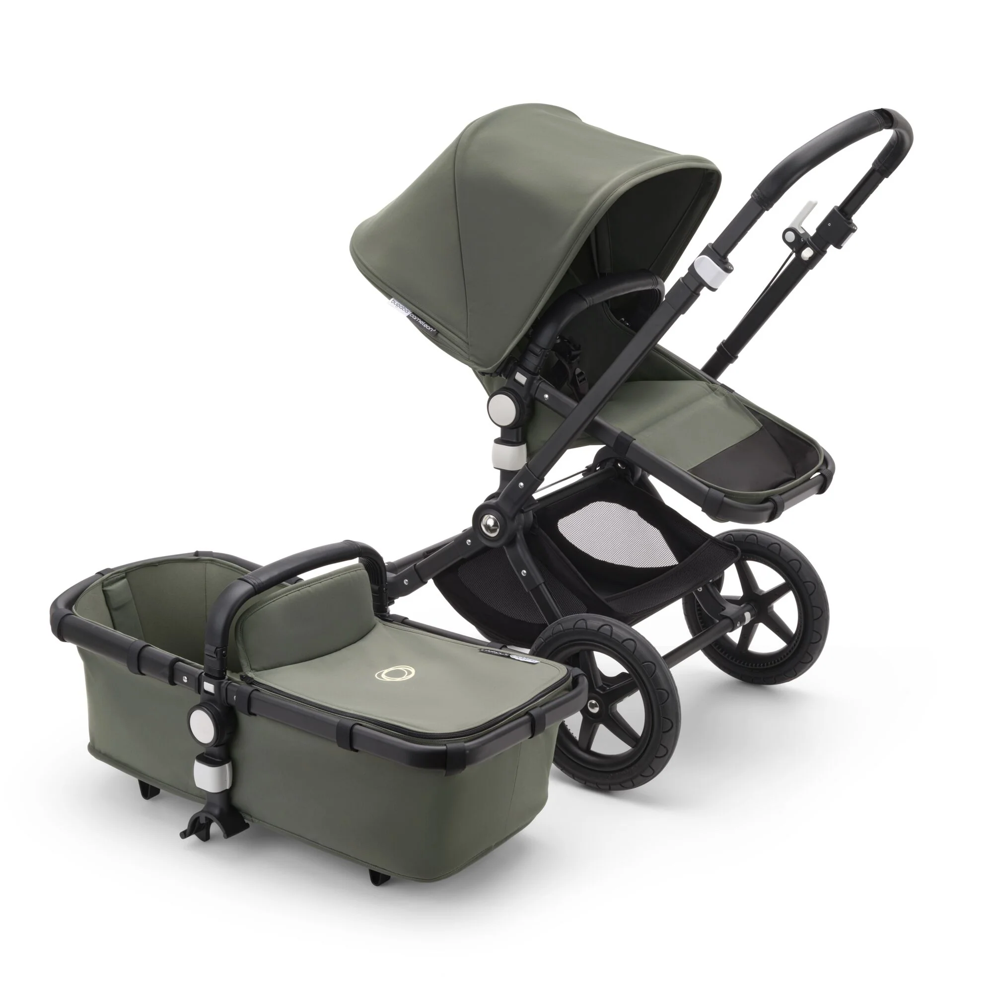 Cameleon 3 Plus Silla+Capazo Negro/Forest Green/Forest Green - Image 3