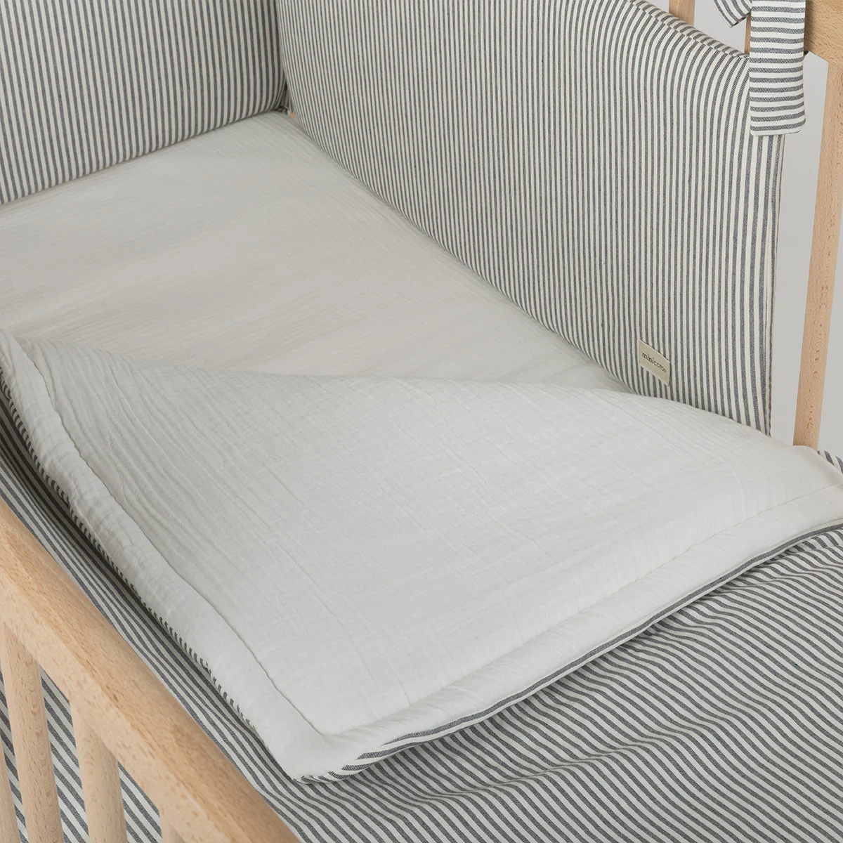 Colcha + Funda Almohada Denim Stripes - Image 5