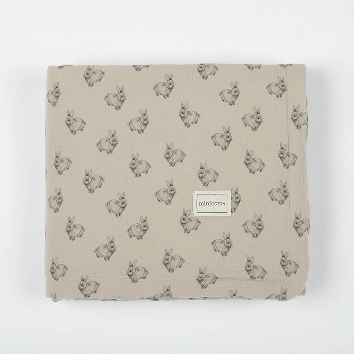 Colcha + Funda Almohada Rabbit Beige - Image 2