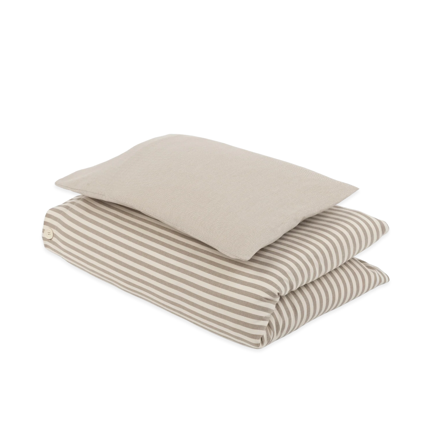 Funda Nórdica Reversible Cuna Beige Stripes