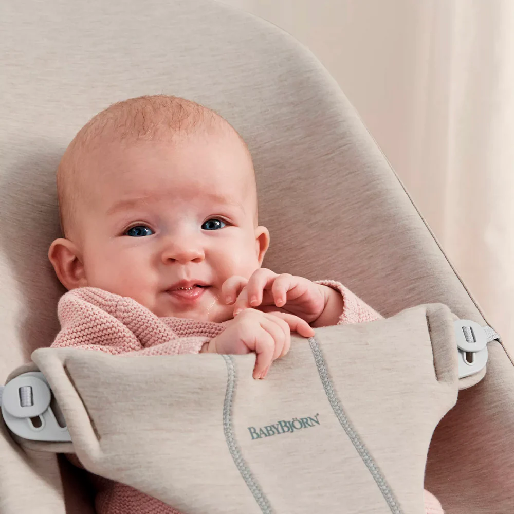 Hamaca Babybjorn® Bliss Jersey 3D - Beige Claro - Image 2