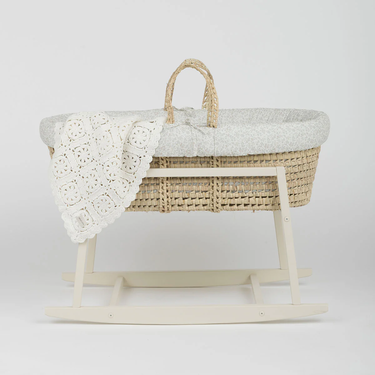 Manta Crochet Blanco - Image 4