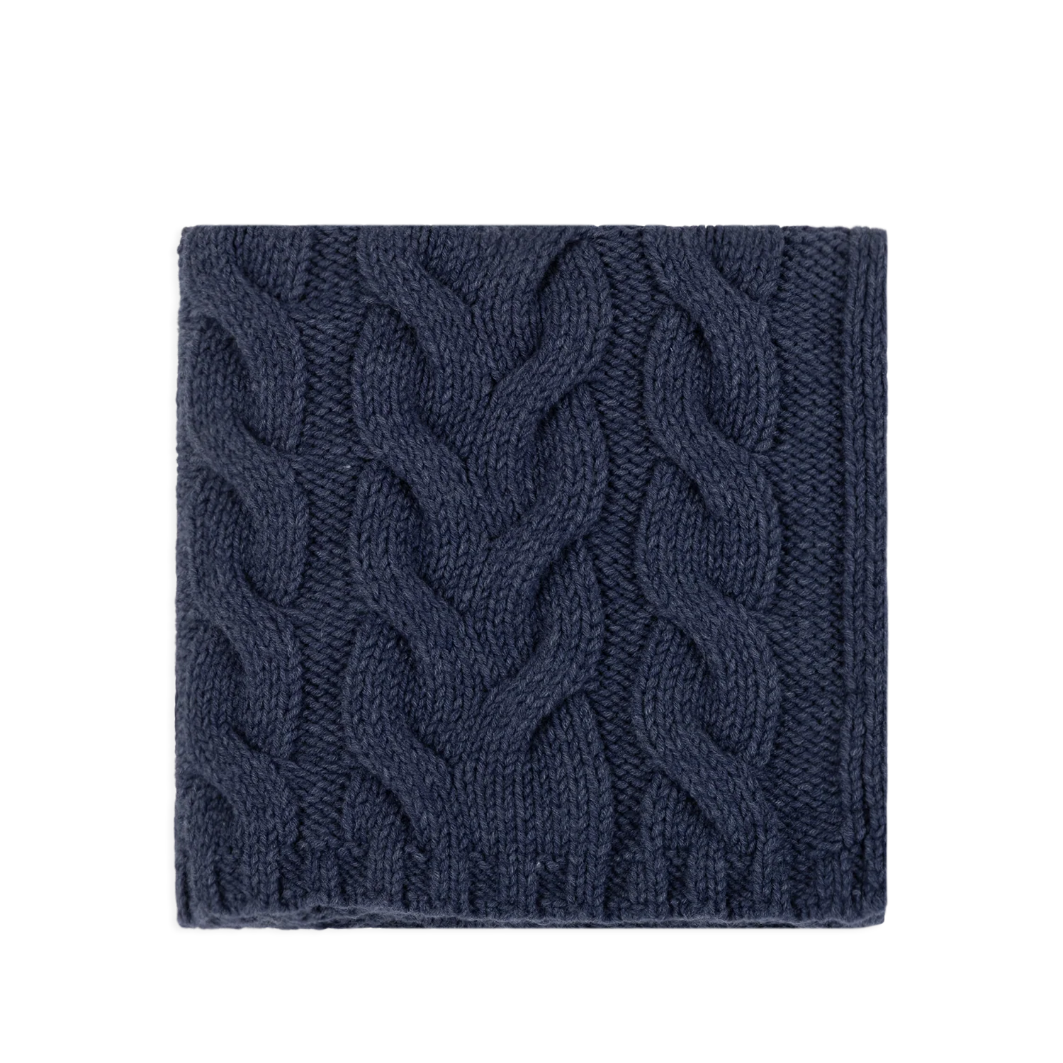 Manta Punto Trenzado Navy Melange