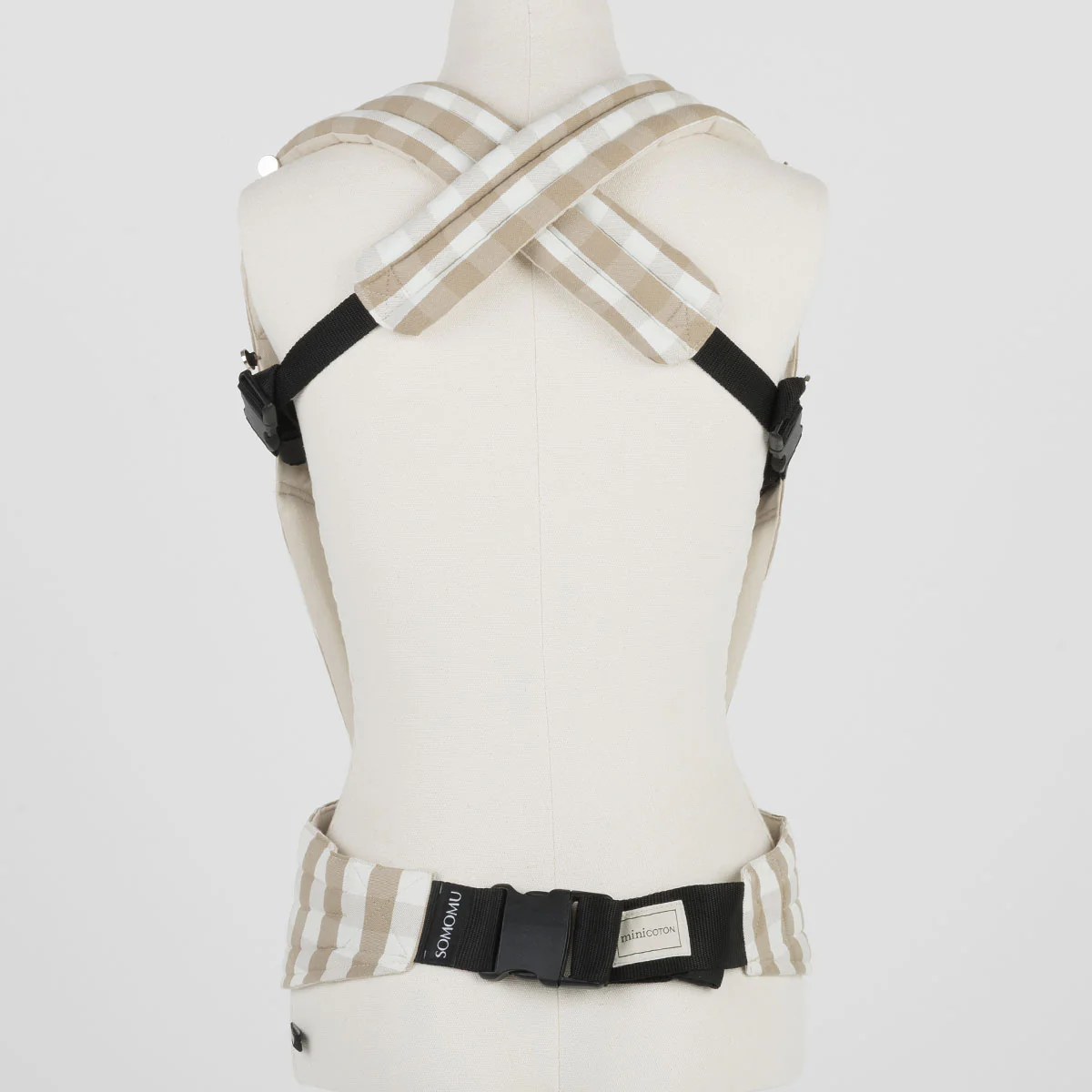 Mochila Portabebé Somomu® Vichy Oak + White - Image 6