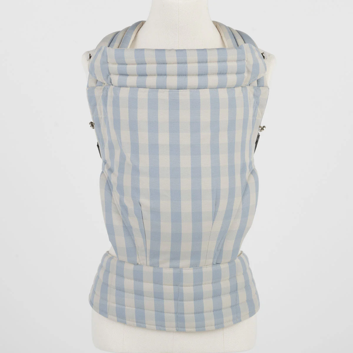 Mochila Portabebé Somomu® Vichy Blue + Sand - Image 5