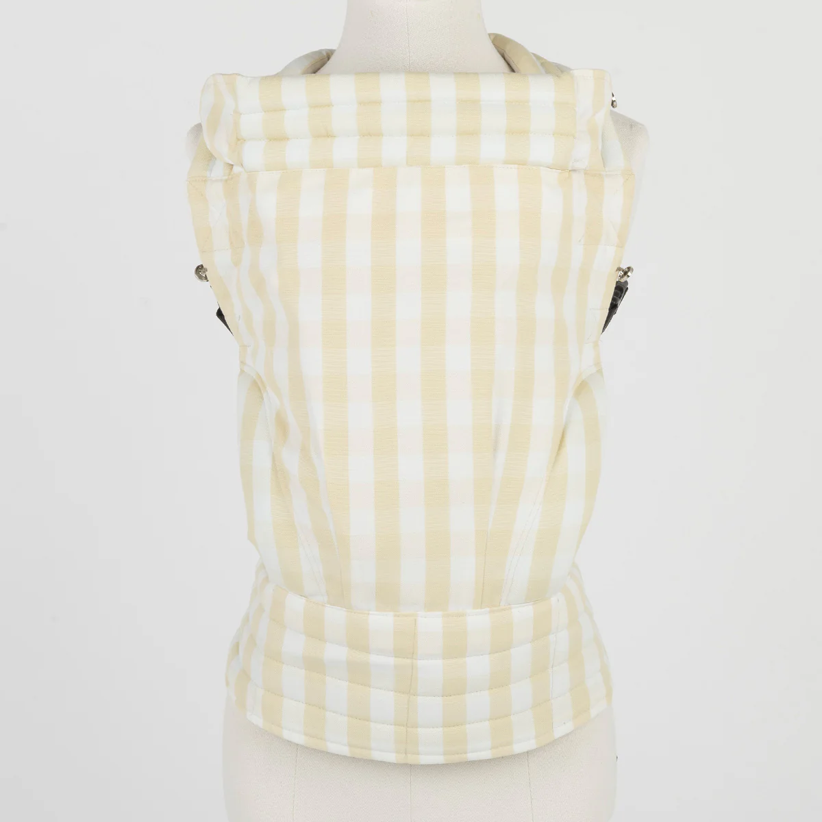 Mochila Portabebé Vichy Butter + White - Image 6