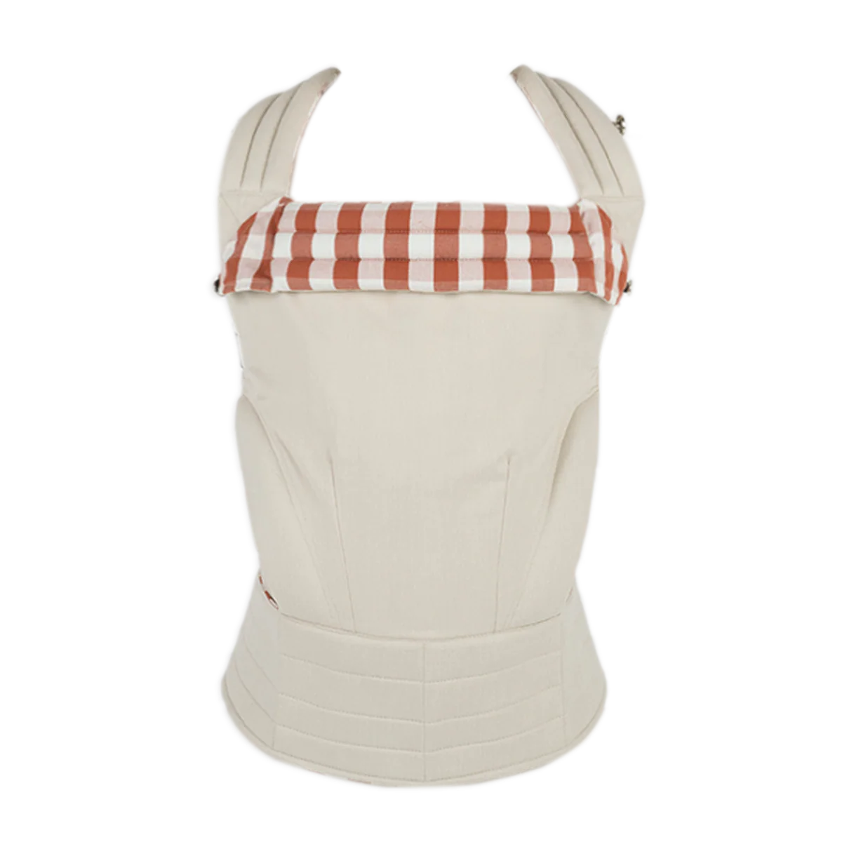 Mochila Portabebé Somomu® Vichy Red + Off White - Image 2