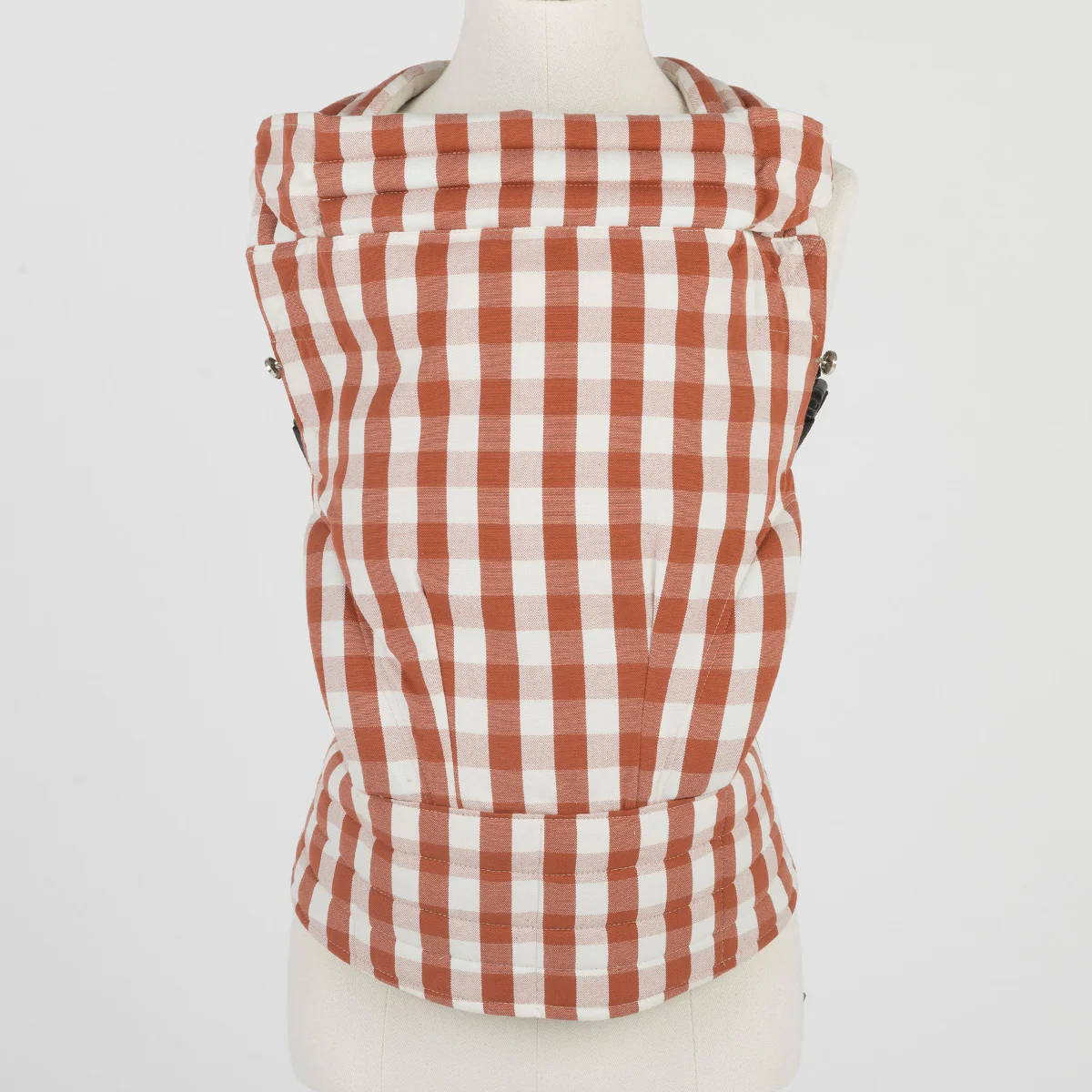 Mochila Portabebé Somomu® Vichy Red + Off White - Image 3