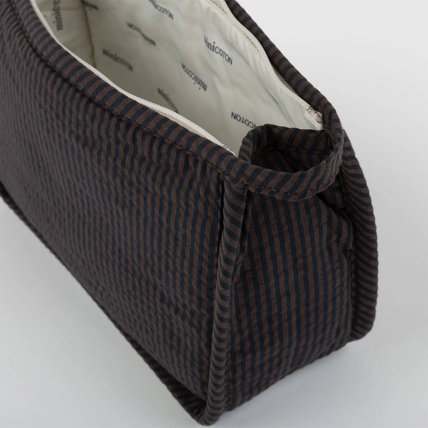 Neceser Midi Caramel Stripes - Image 2