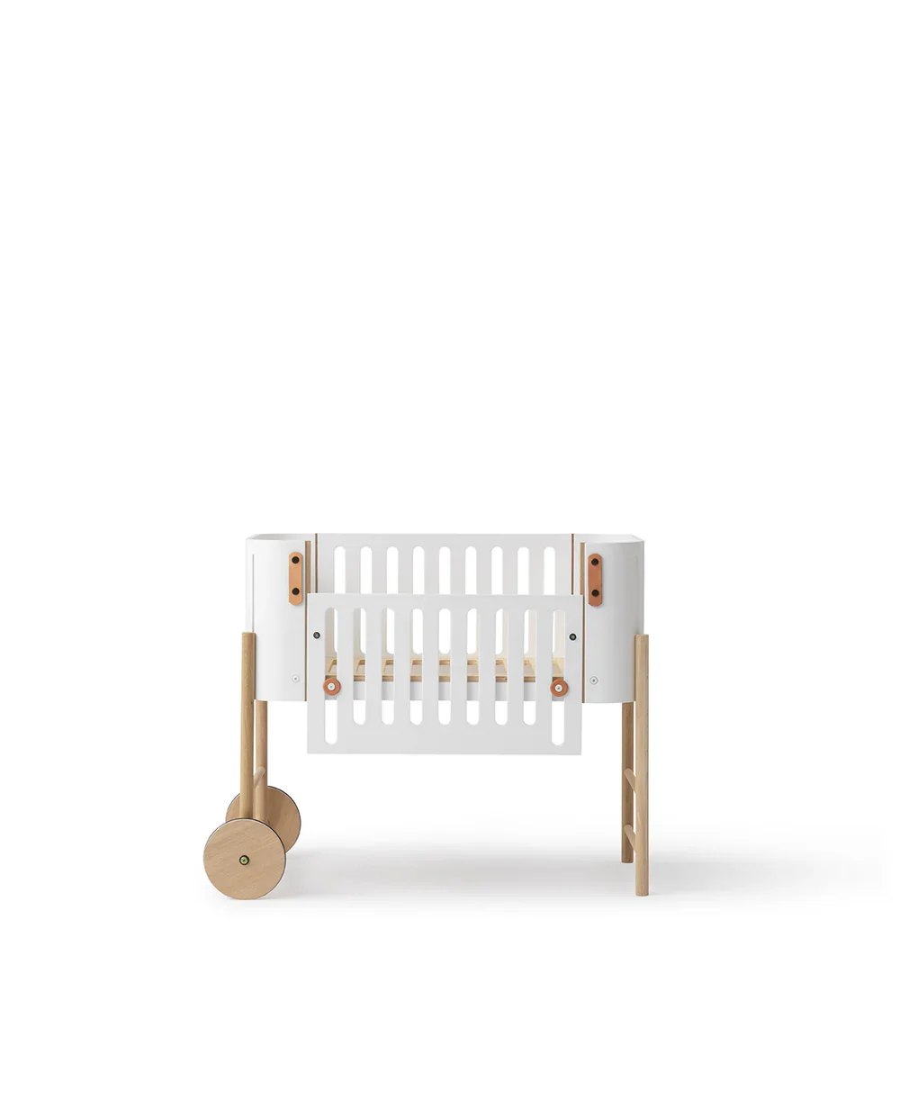 Oliver Furniture Wood Co-sleeper incl. bench conversion, white/oak - Image 5