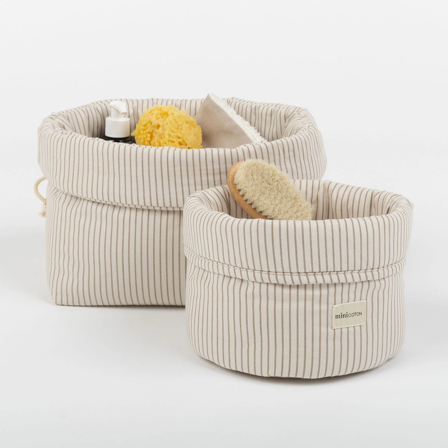 Organizador Cambiador Beige Stripes - Image 3