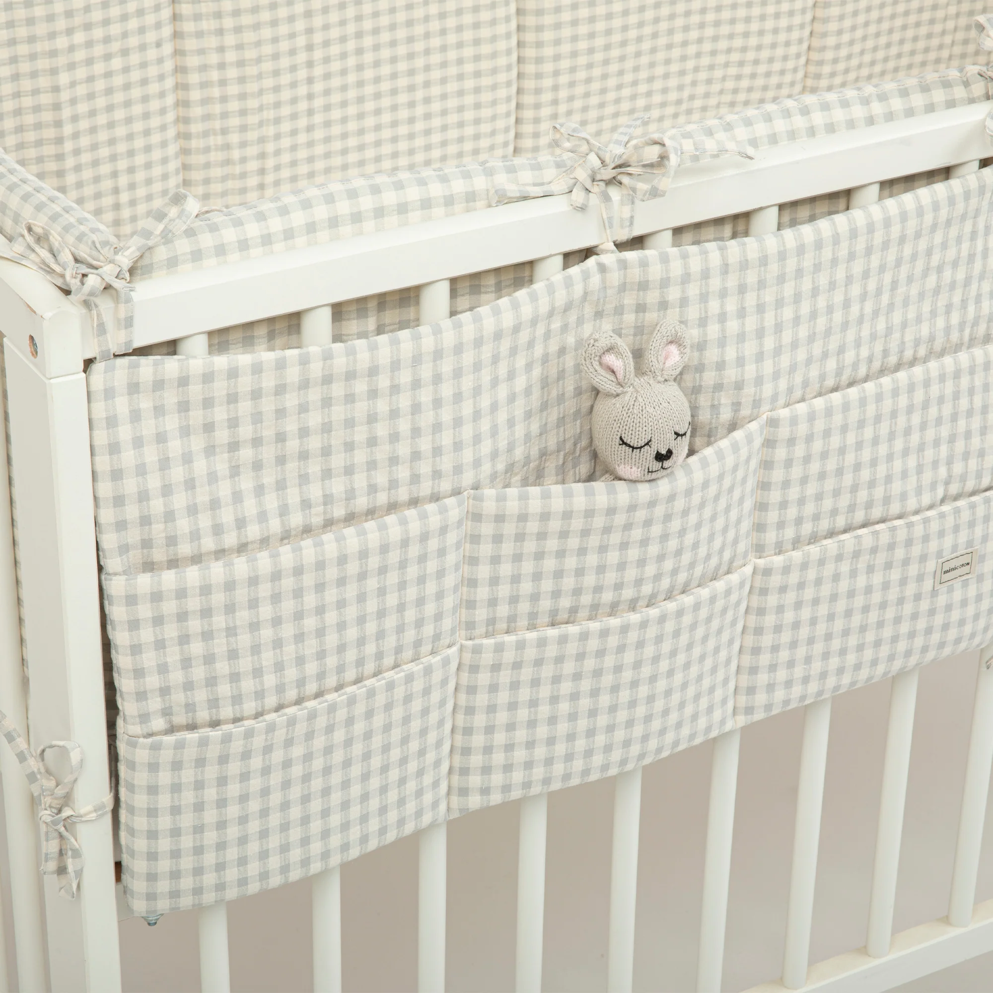 Organizador Cuna Vichy Blue - Image 3