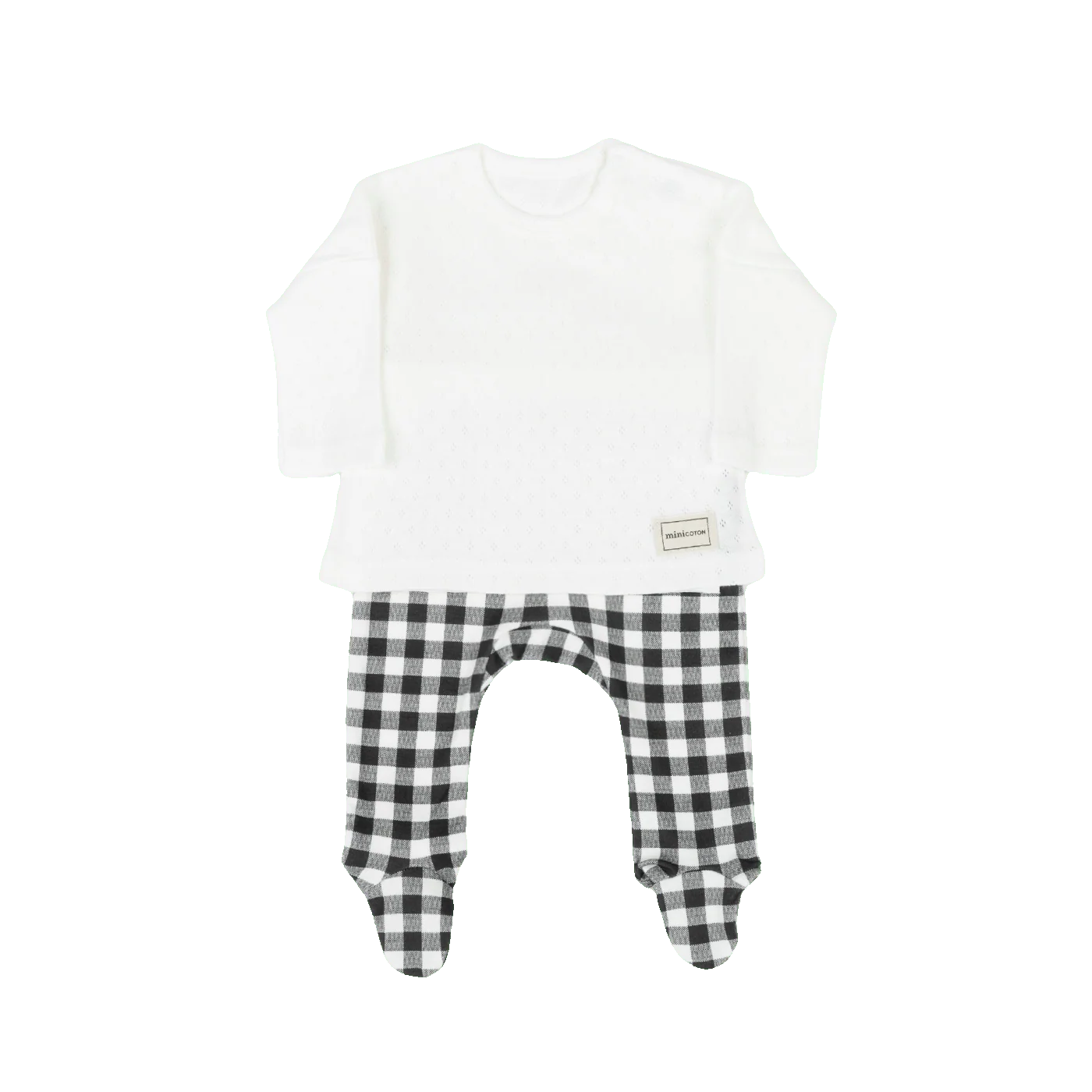 Polaina Vichy Negro - Image 2