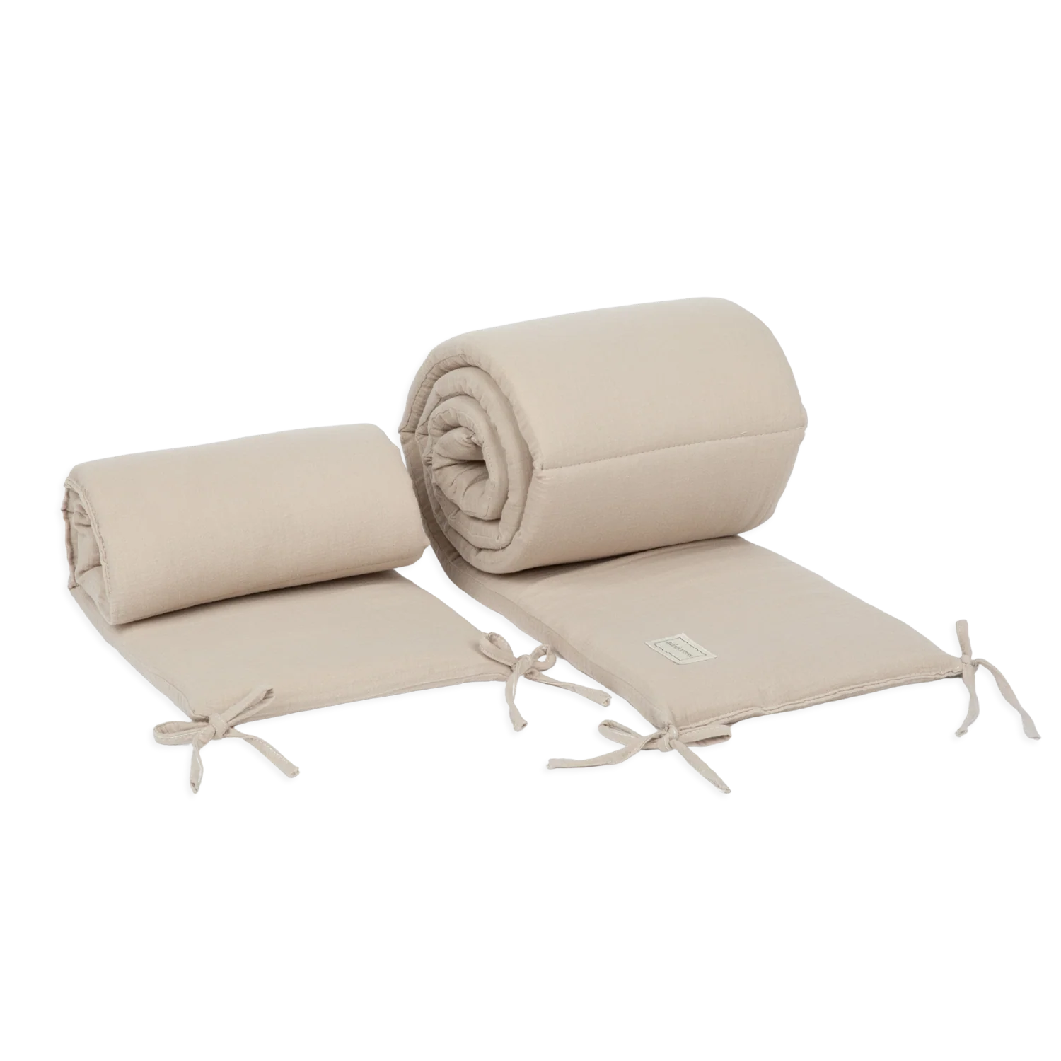 Protector Minicuna Bambula Beige 90x50cm - Image 4