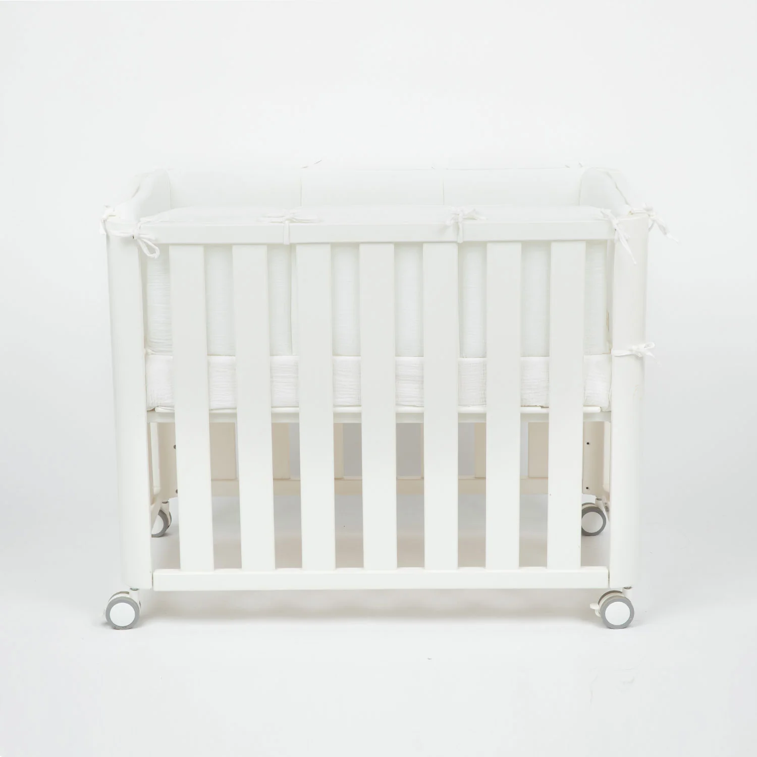 Protector Minicuna Bambula Blanco 90x50cm - Image 2