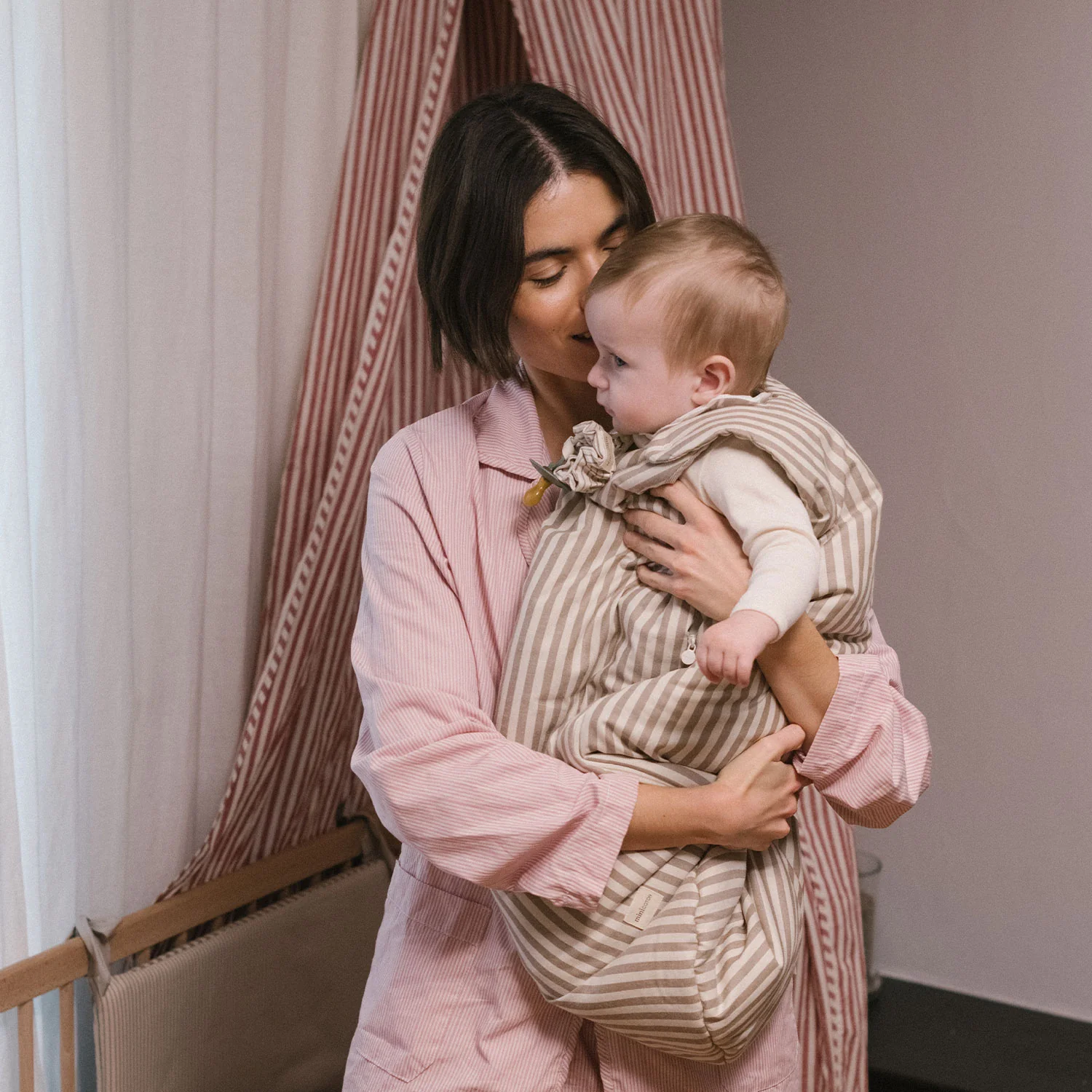 Saco Dormir Beige Stripes - Image 3