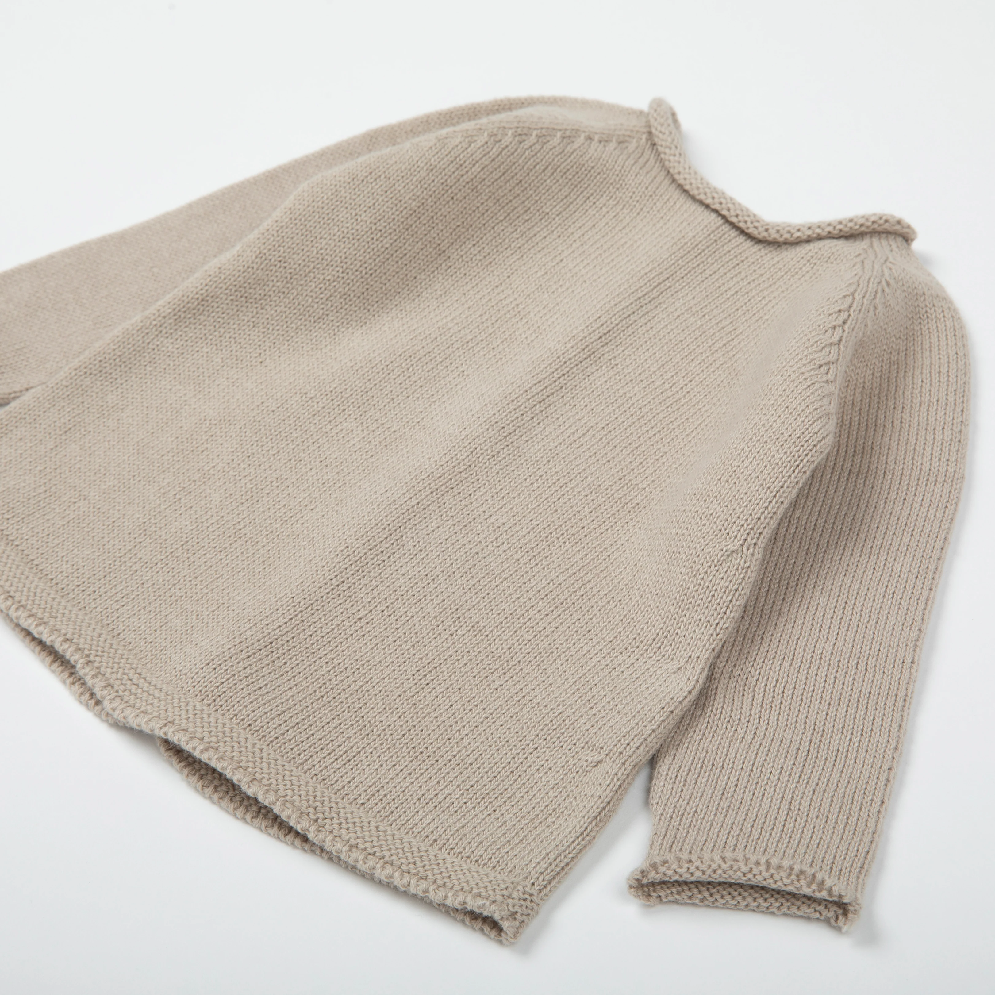 Top Basic Knit Beige - Image 3