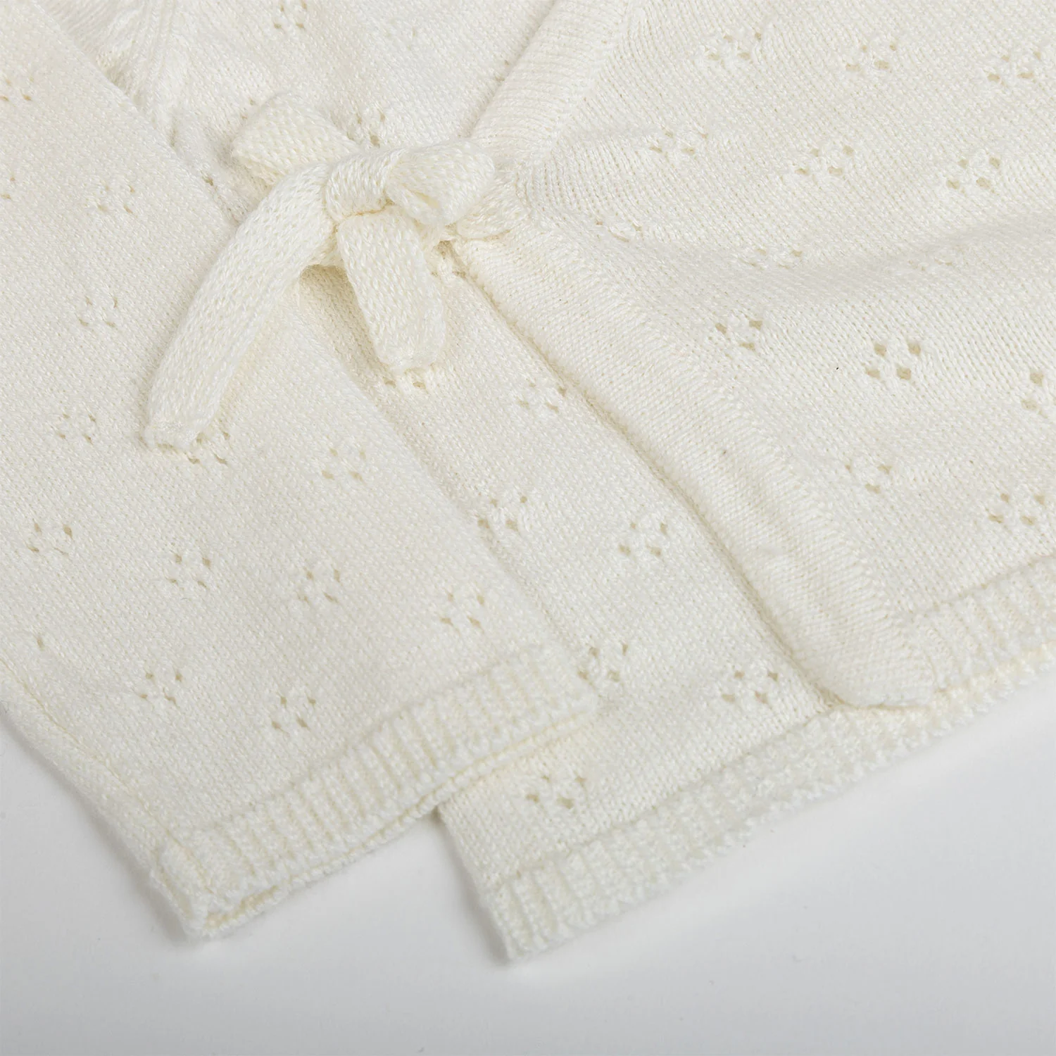 Top Knit Holey Blanco - Image 2