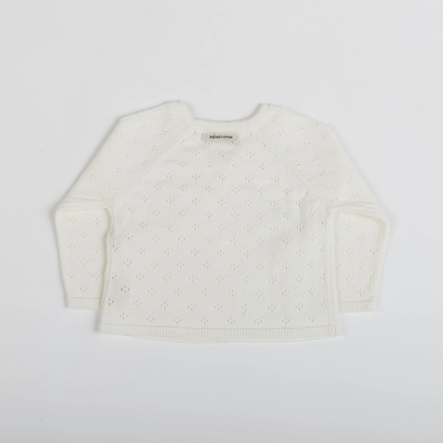 Top Knit Holey Blanco - Image 3