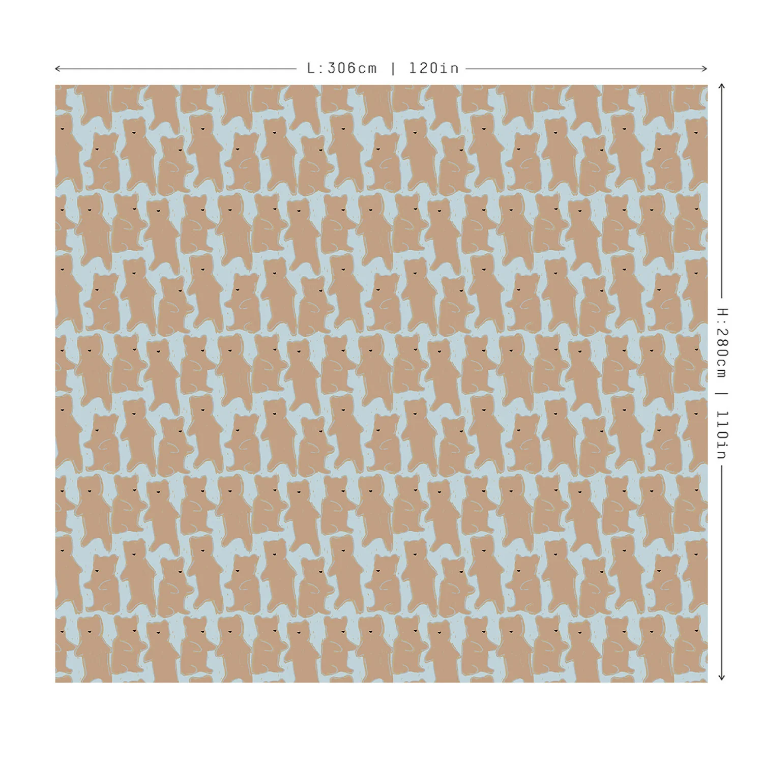 Wallpaper L'Ourson - Image 4