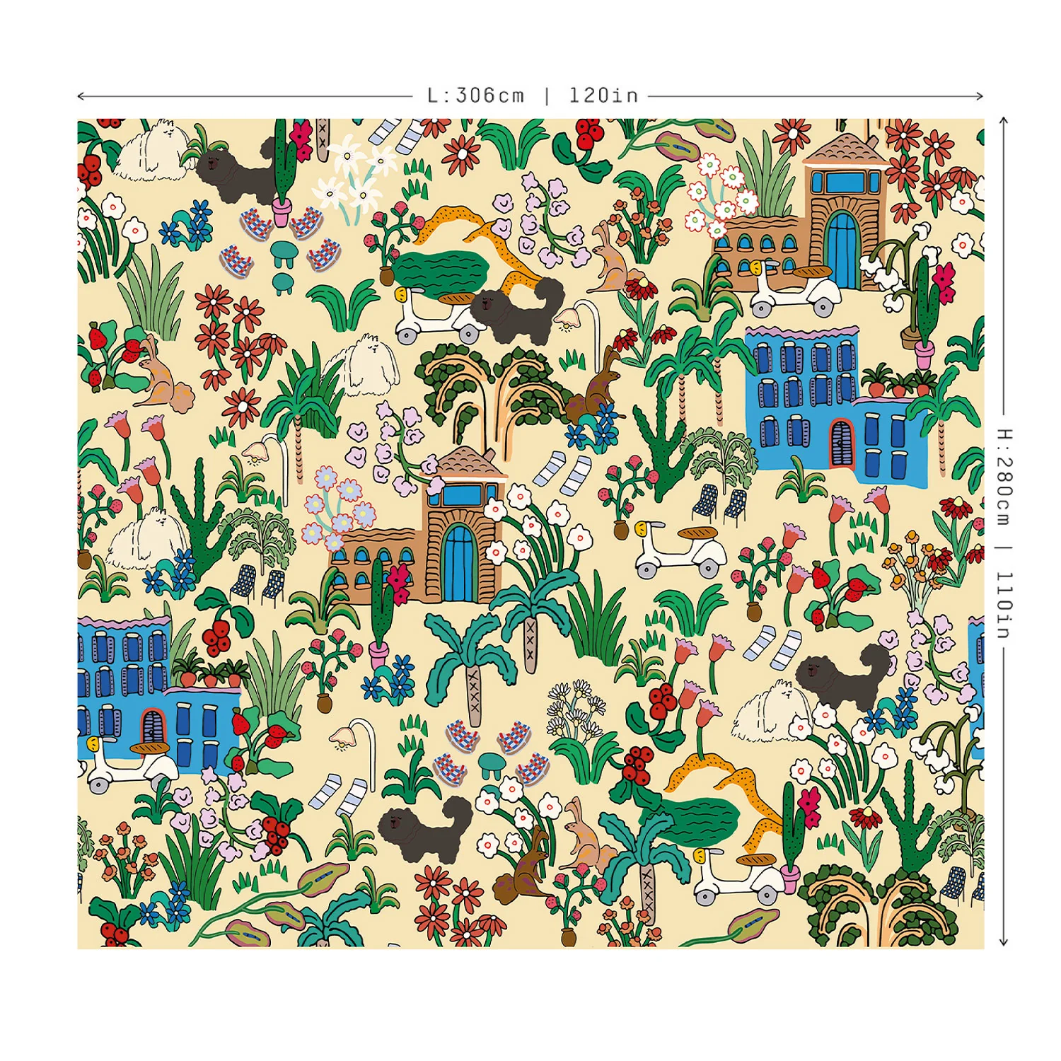 Wallpaper Minicoton by Le Feu - Image 2